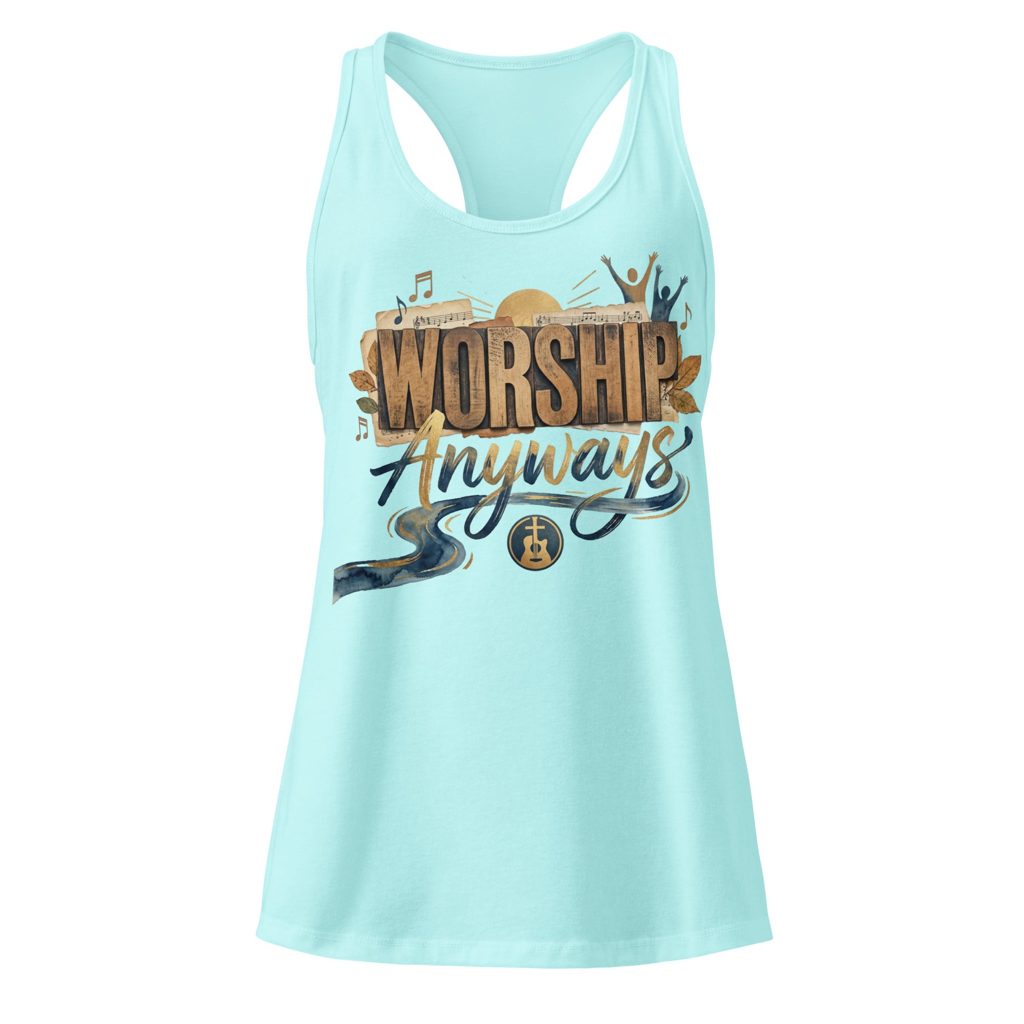 Women’s fitted racerback tank top - Seedandsoulful