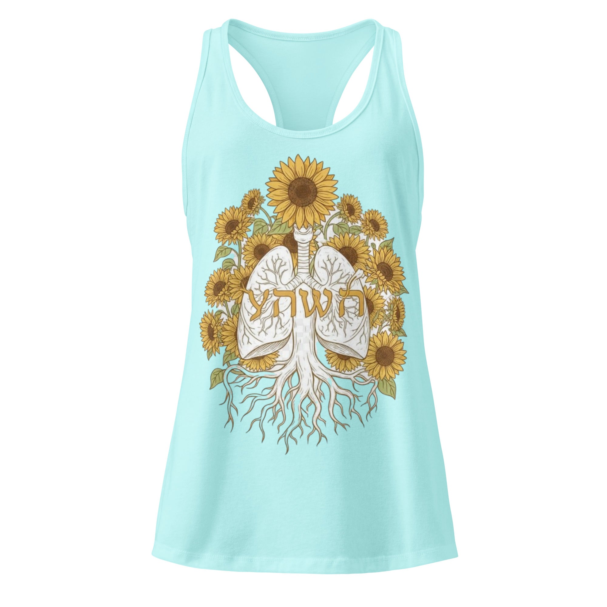 Women’s fitted racerback tank top - Seedandsoulful
