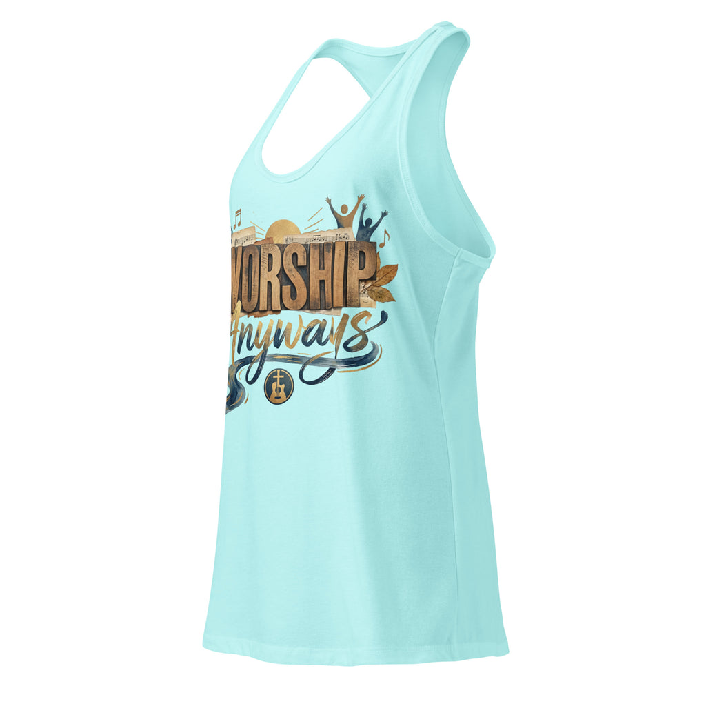 Women’s fitted racerback tank top - Seedandsoulful