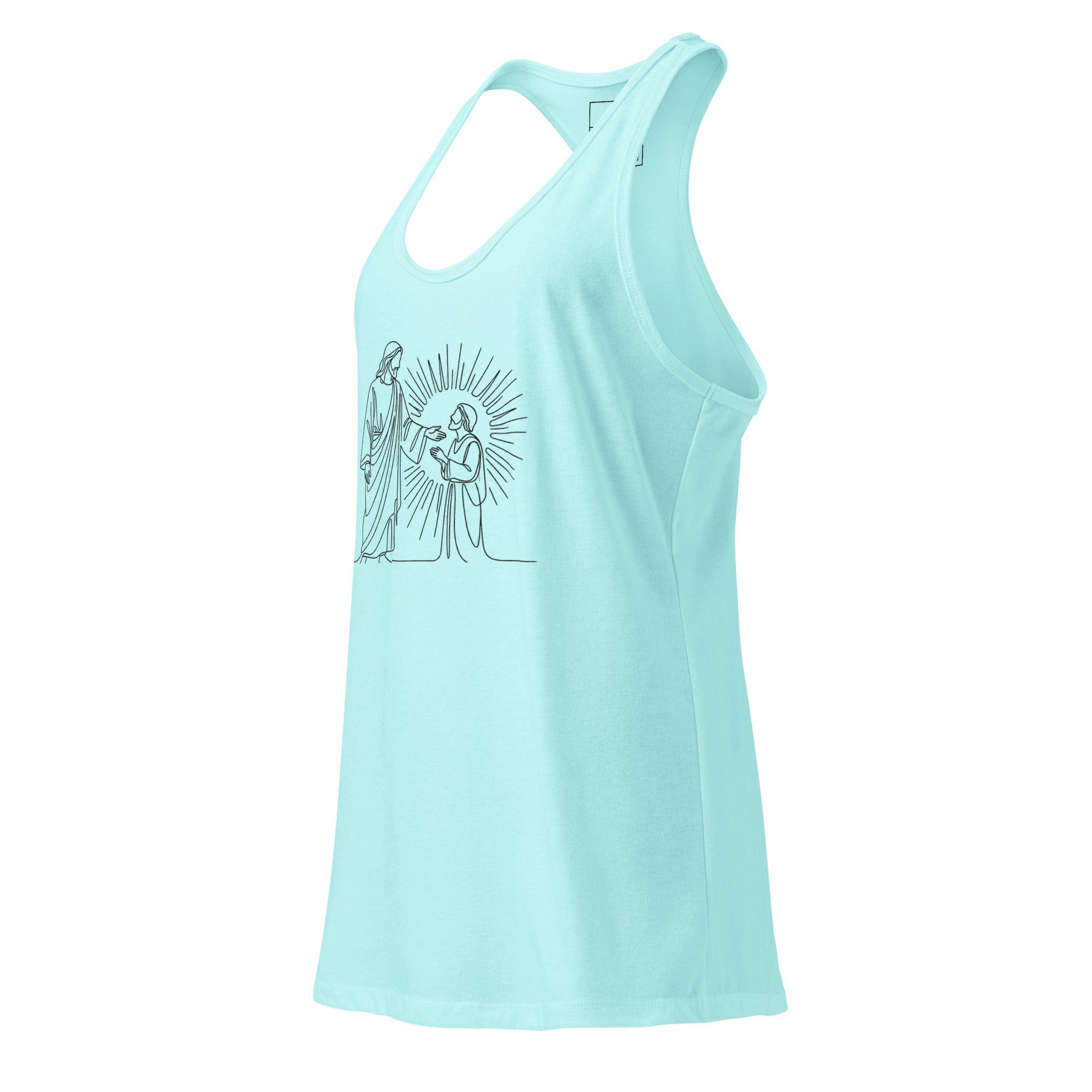 Women’s fitted racerback tank top - Seedandsoulful