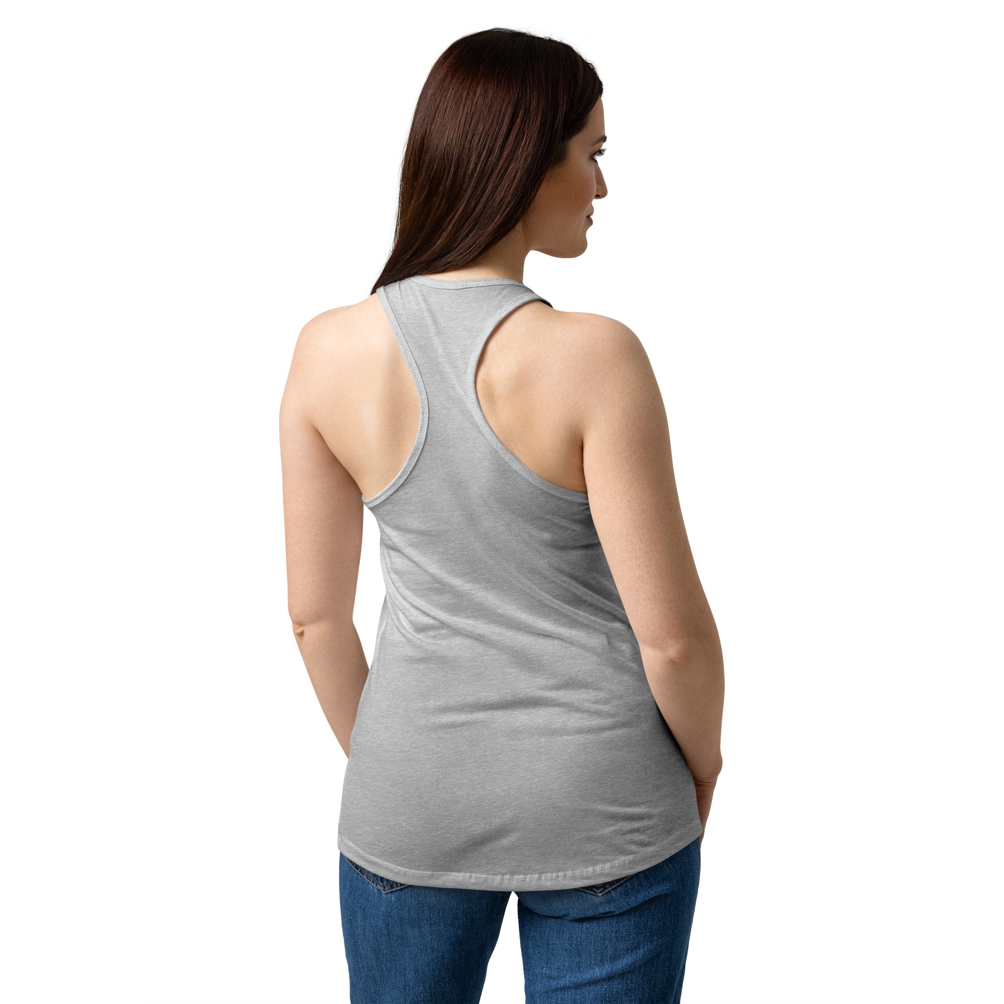 Women's Fitted Faith Racerback Tank | Seedandsoulful Cotton Blend Top - Seedandsoulful