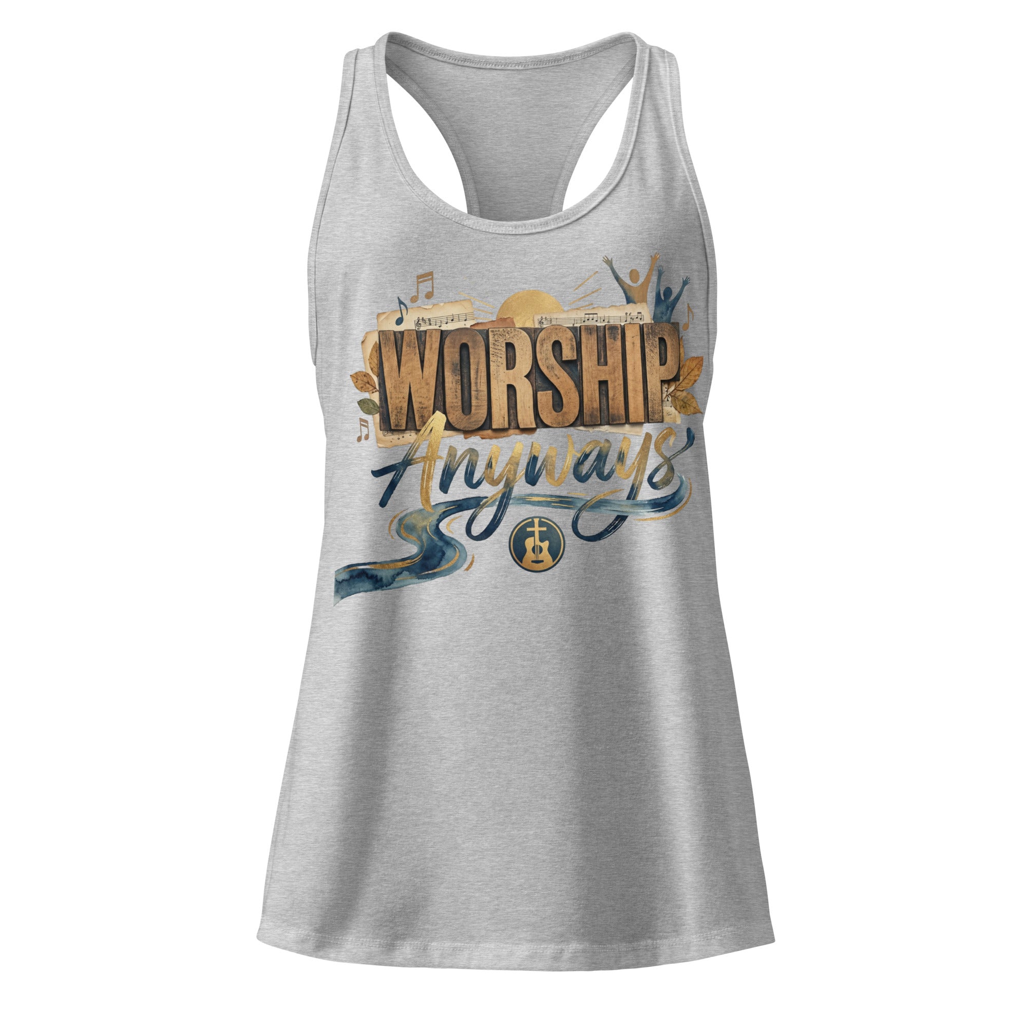 Women’s fitted racerback tank top - Seedandsoulful