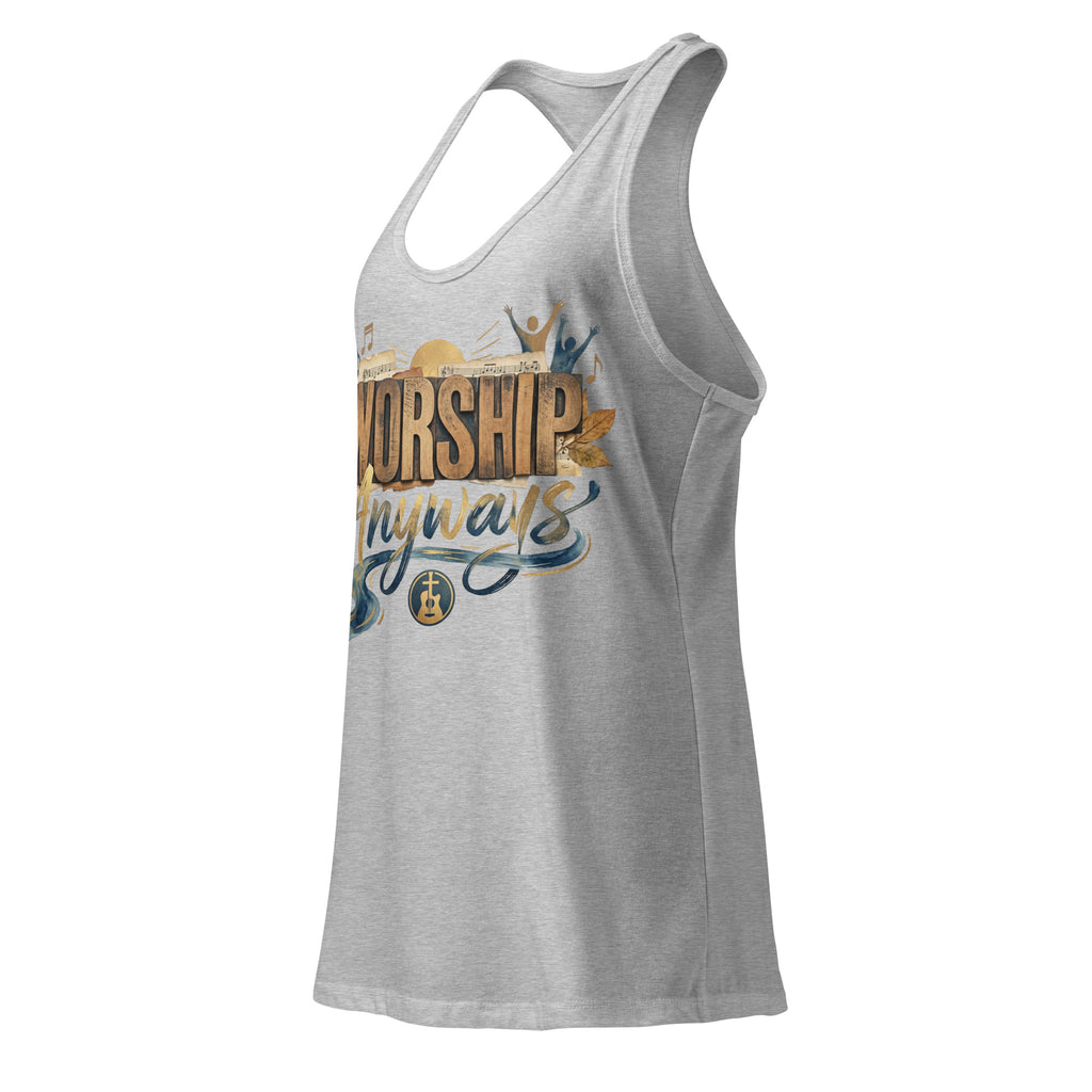 Women’s fitted racerback tank top - Seedandsoulful