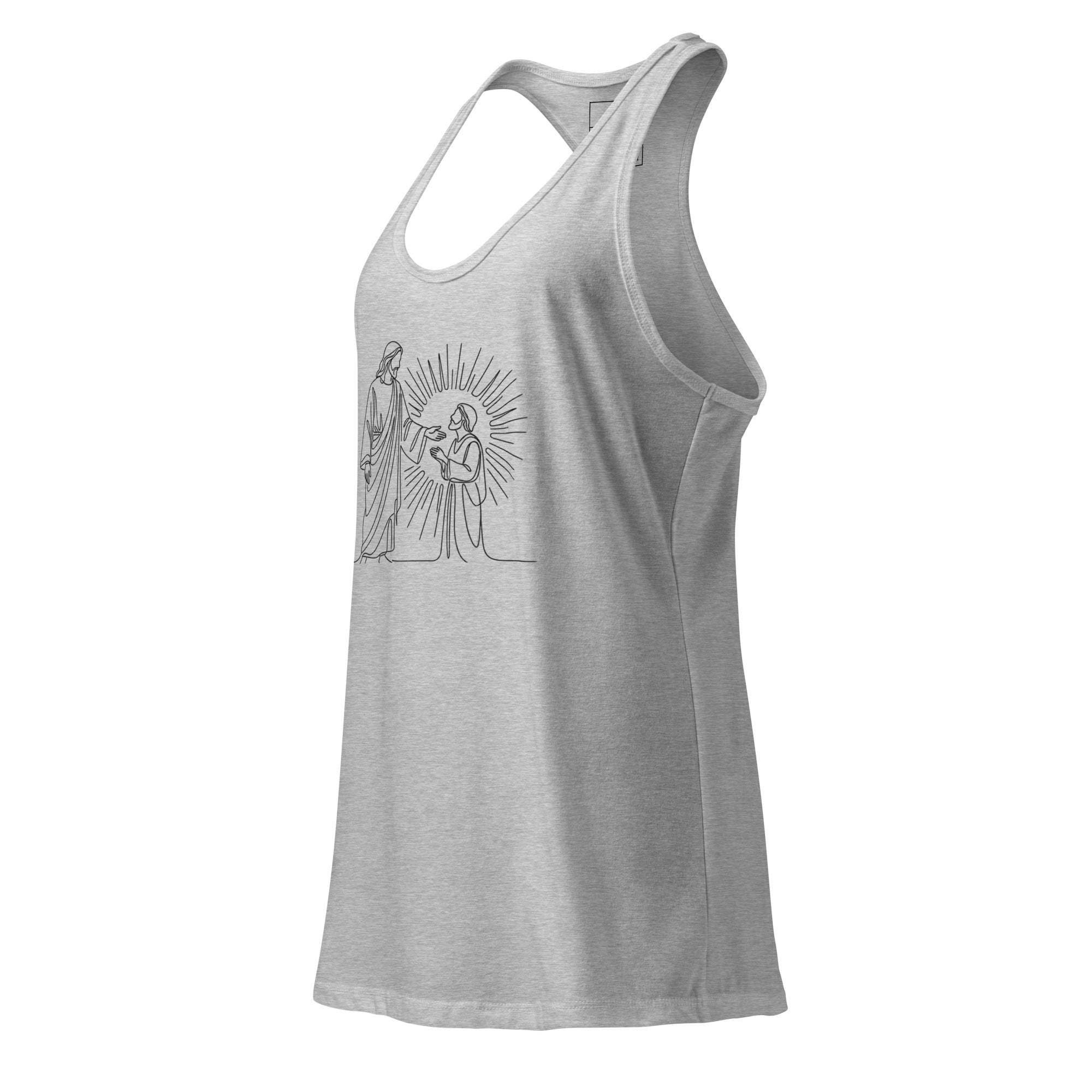 Women’s fitted racerback tank top - Seedandsoulful