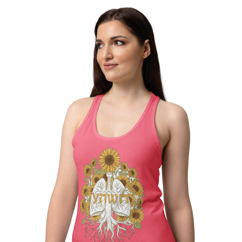 Women’s fitted racerback tank top - Seedandsoulful