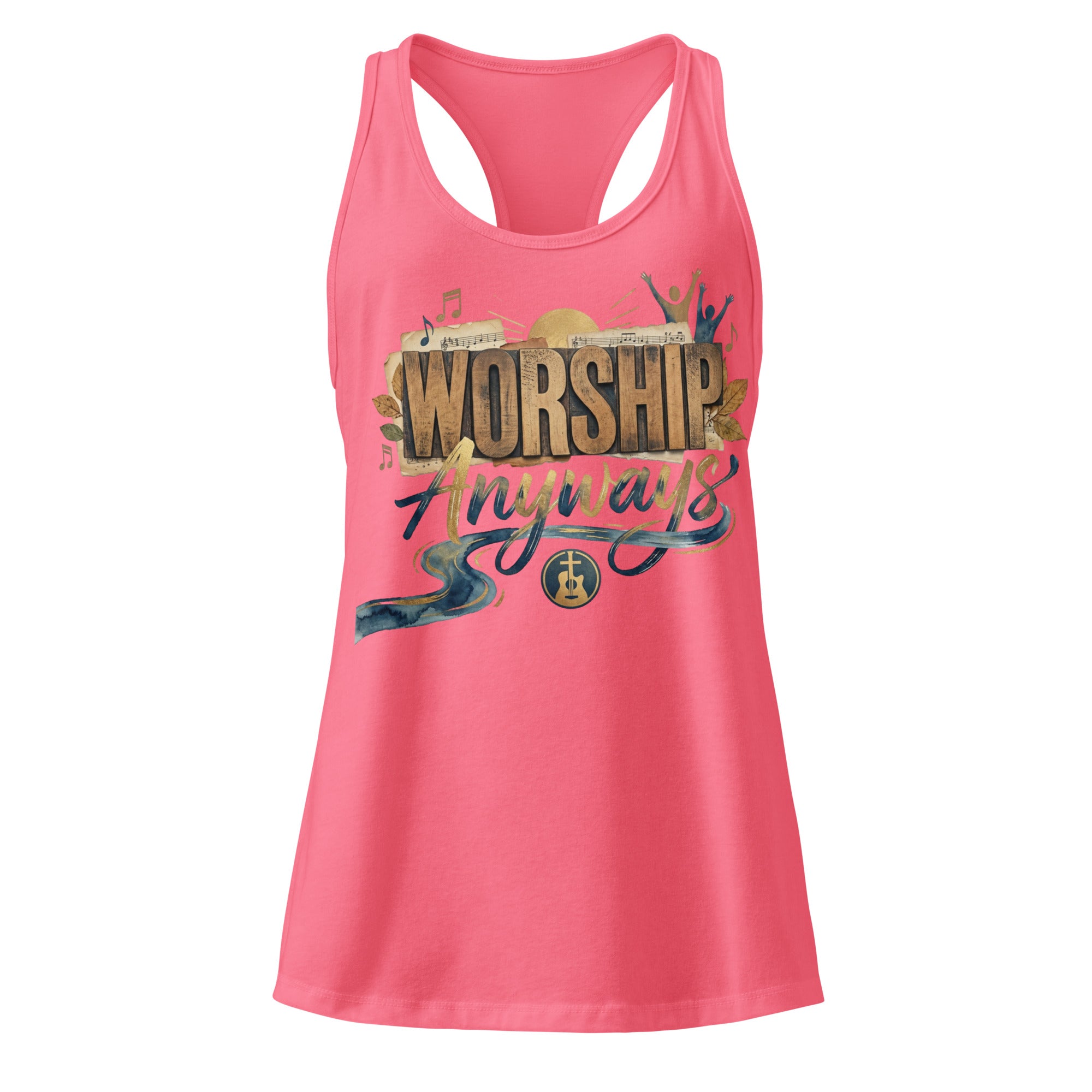 Women’s fitted racerback tank top - Seedandsoulful