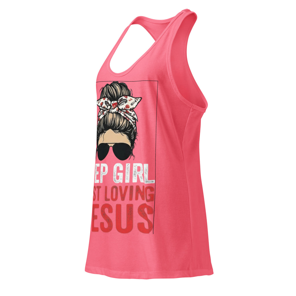 Women's Fitted Faith Racerback Tank | Seedandsoulful Soft Jersey Top - Seedandsoulful