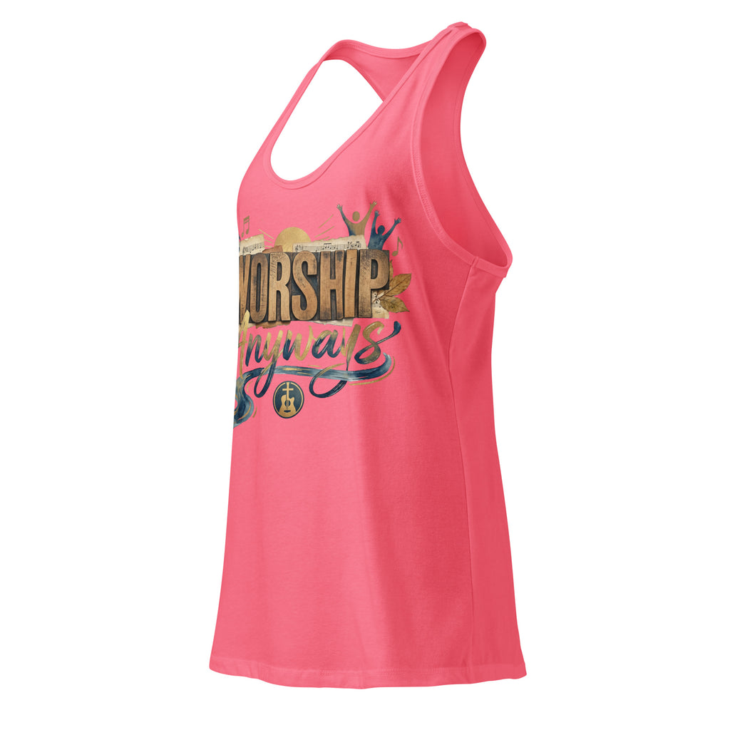 Women’s fitted racerback tank top - Seedandsoulful