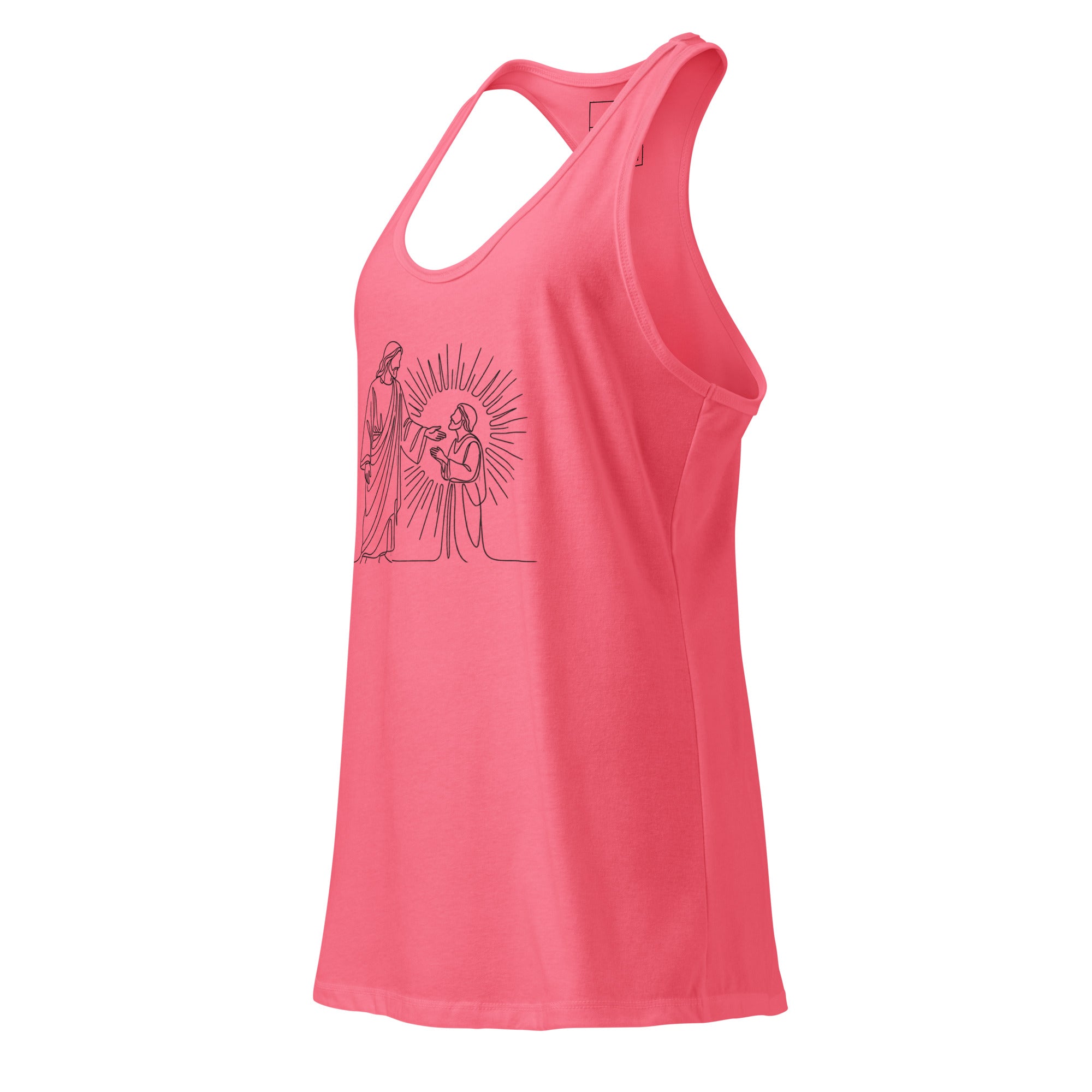 Women’s fitted racerback tank top - Seedandsoulful