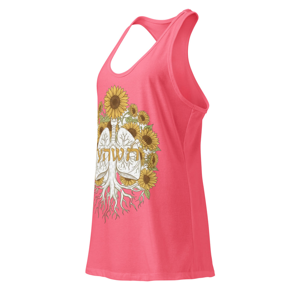 Women’s fitted racerback tank top - Seedandsoulful