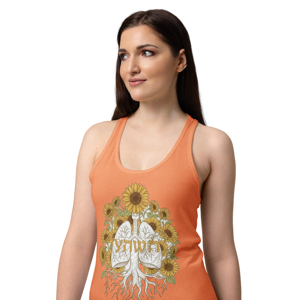 Women’s fitted racerback tank top - Seedandsoulful