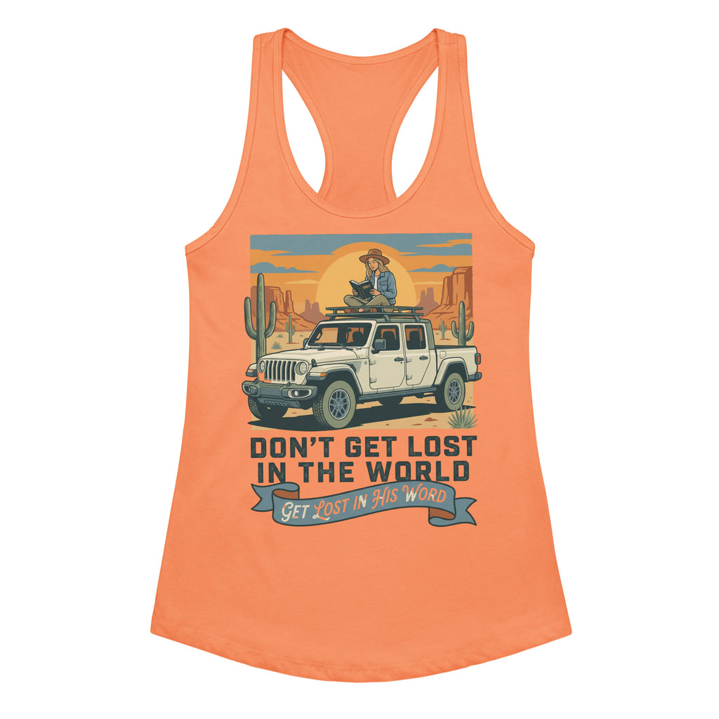 Women's Fitted Faith Racerback Tank | Seedandsoulful Cotton Blend Top - Seedandsoulful