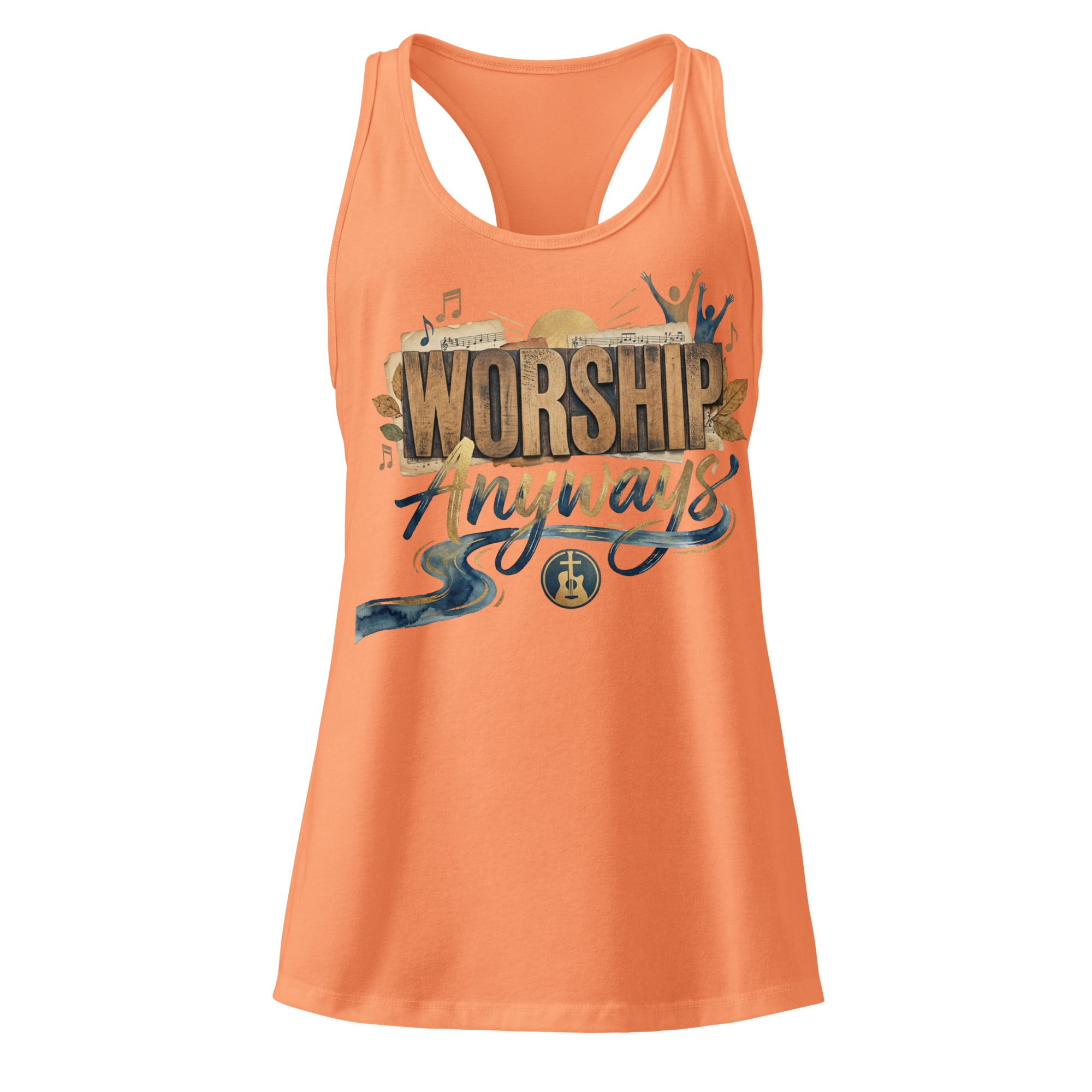 Women’s fitted racerback tank top - Seedandsoulful