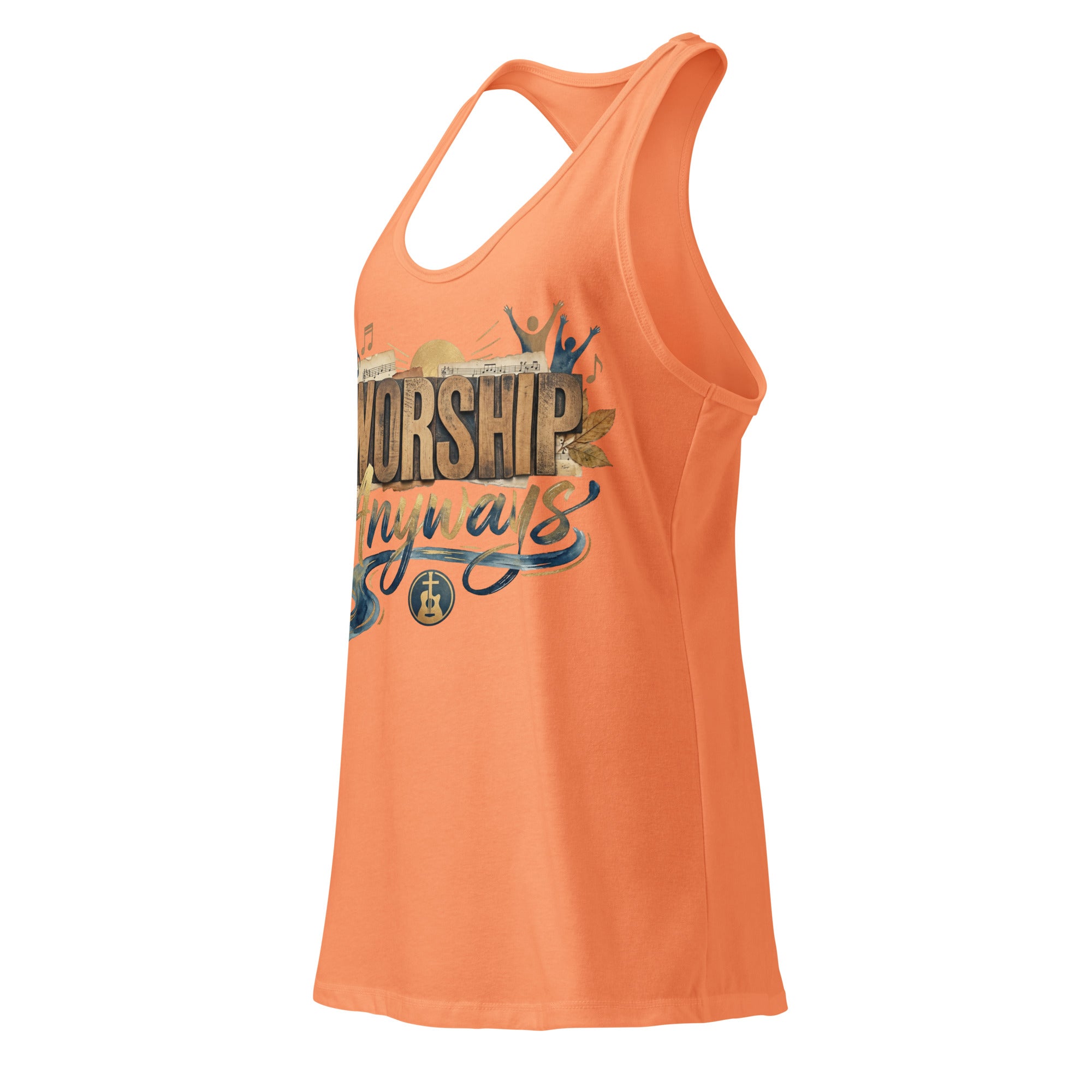 Women’s fitted racerback tank top - Seedandsoulful