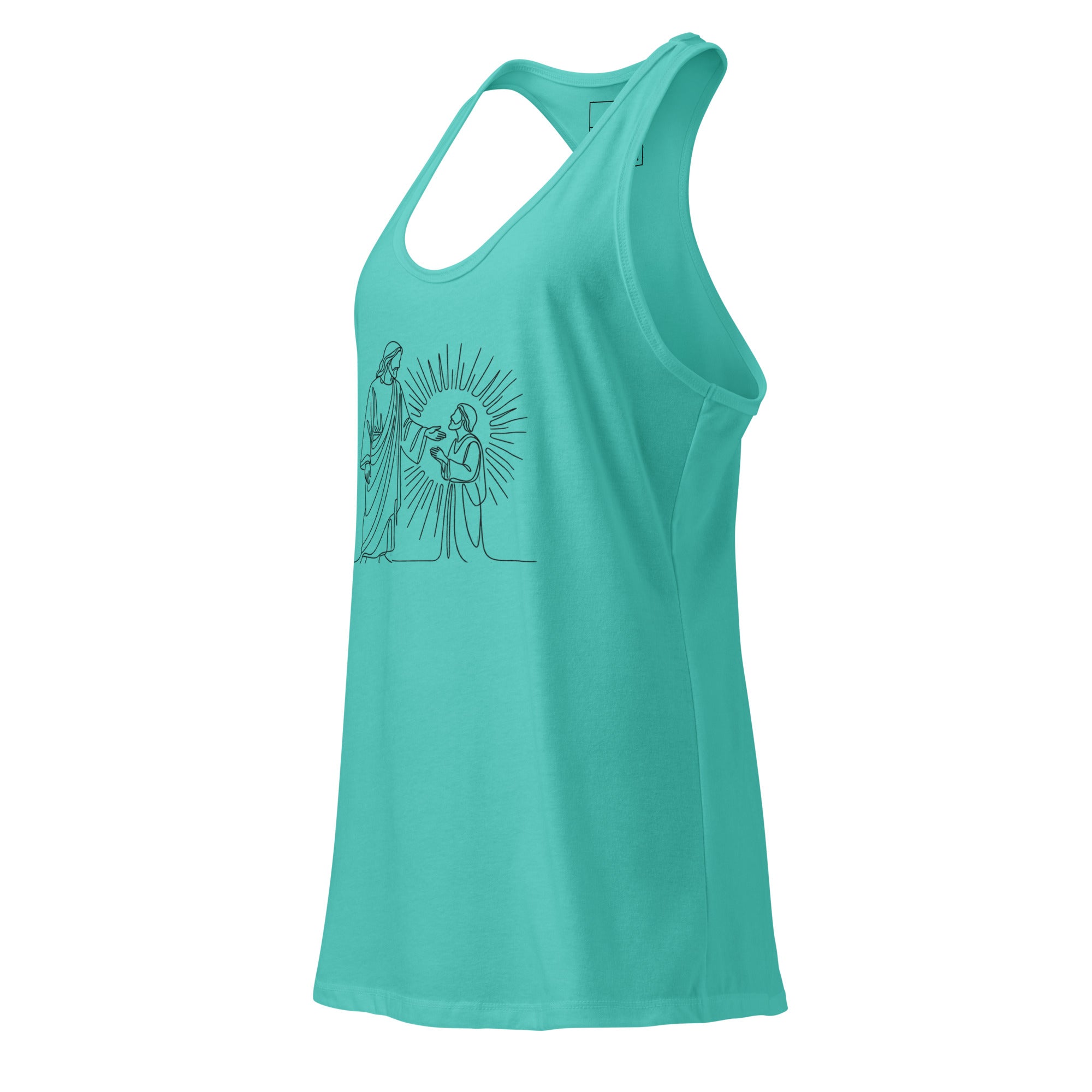 Women’s fitted racerback tank top - Seedandsoulful