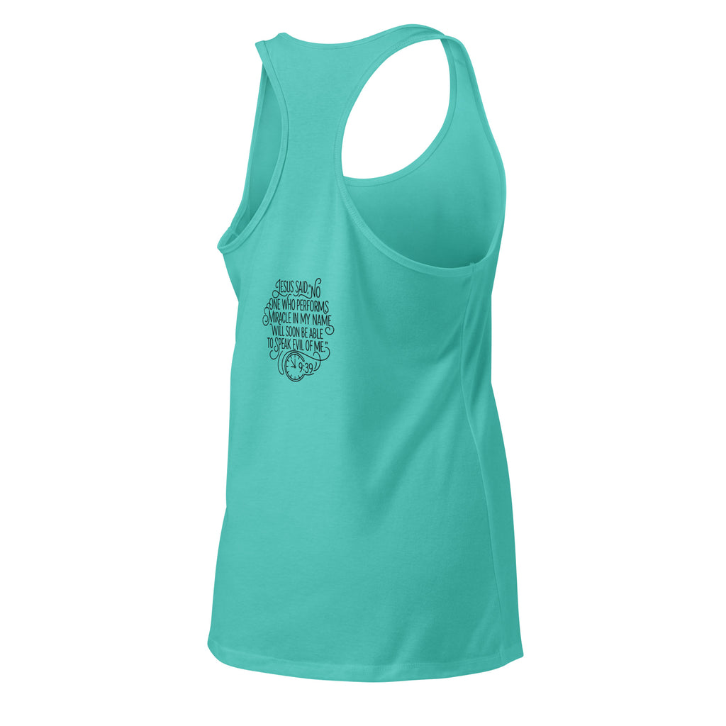 Women’s fitted racerback tank top - Seedandsoulful