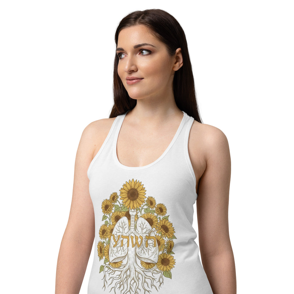 Women’s fitted racerback tank top - Seedandsoulful