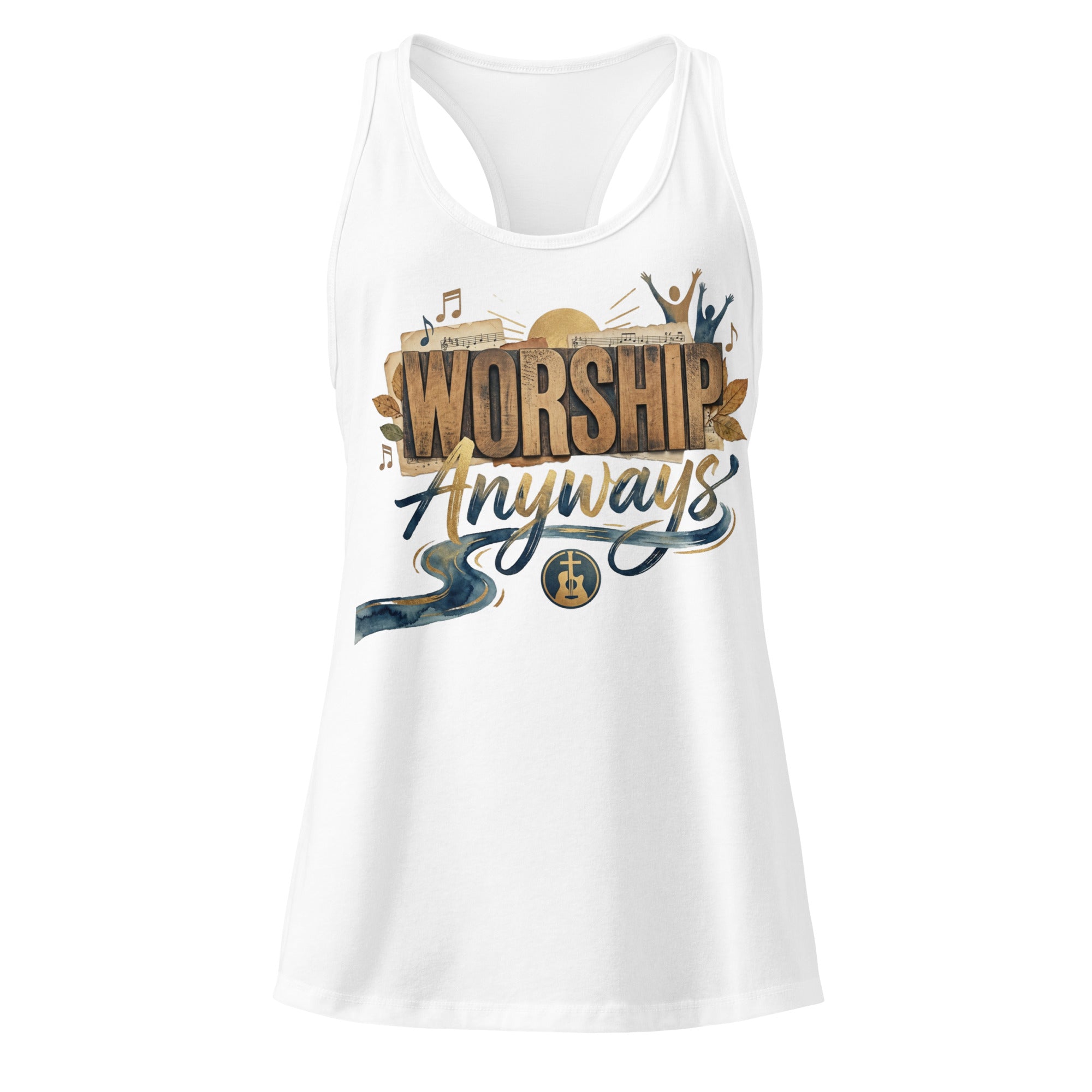 Women’s fitted racerback tank top - Seedandsoulful