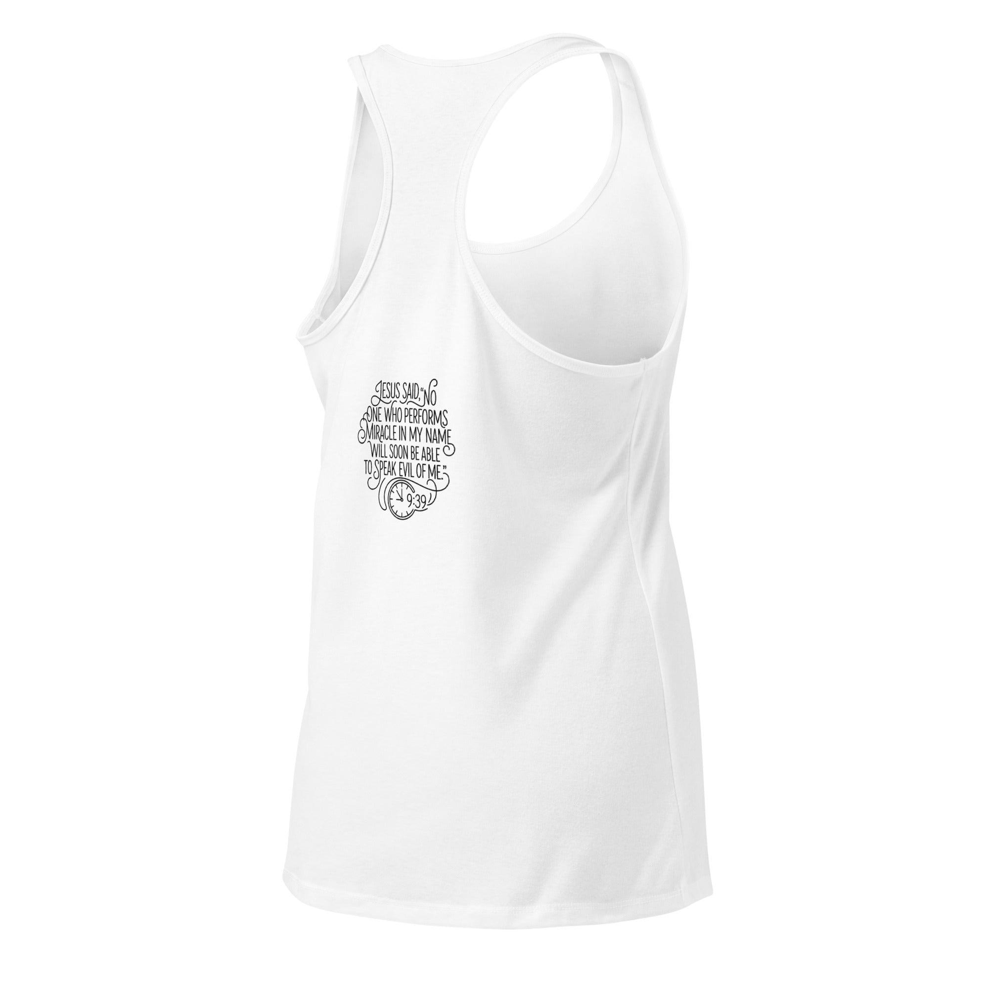 Women’s fitted racerback tank top - Seedandsoulful