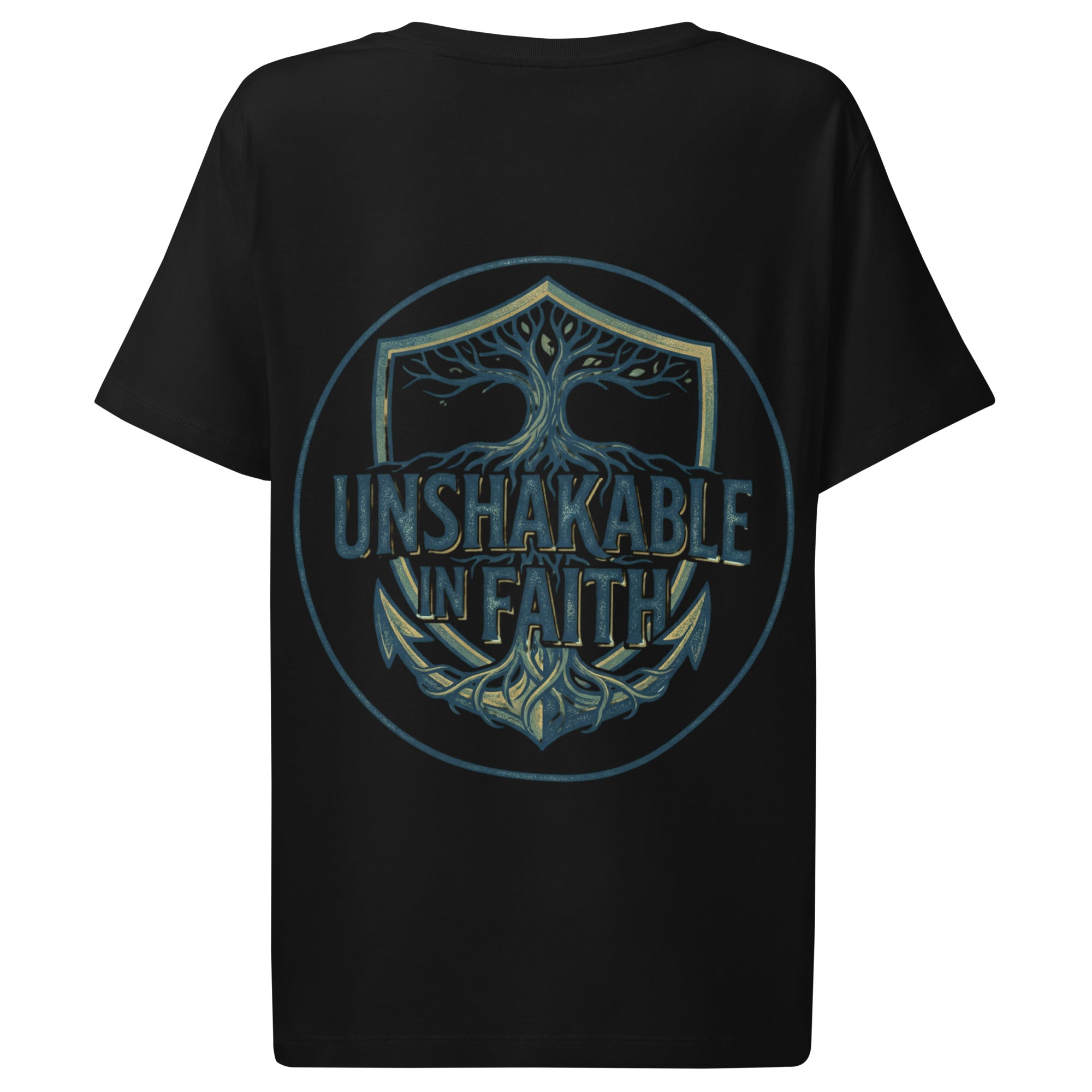 Women’s organic ribbed neck t-shirt - Seedandsoulful