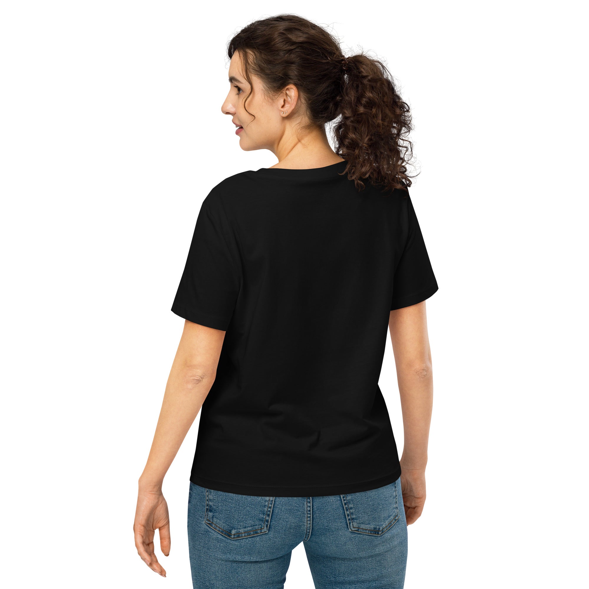 Women’s organic ribbed neck t-shirt - Seedandsoulful