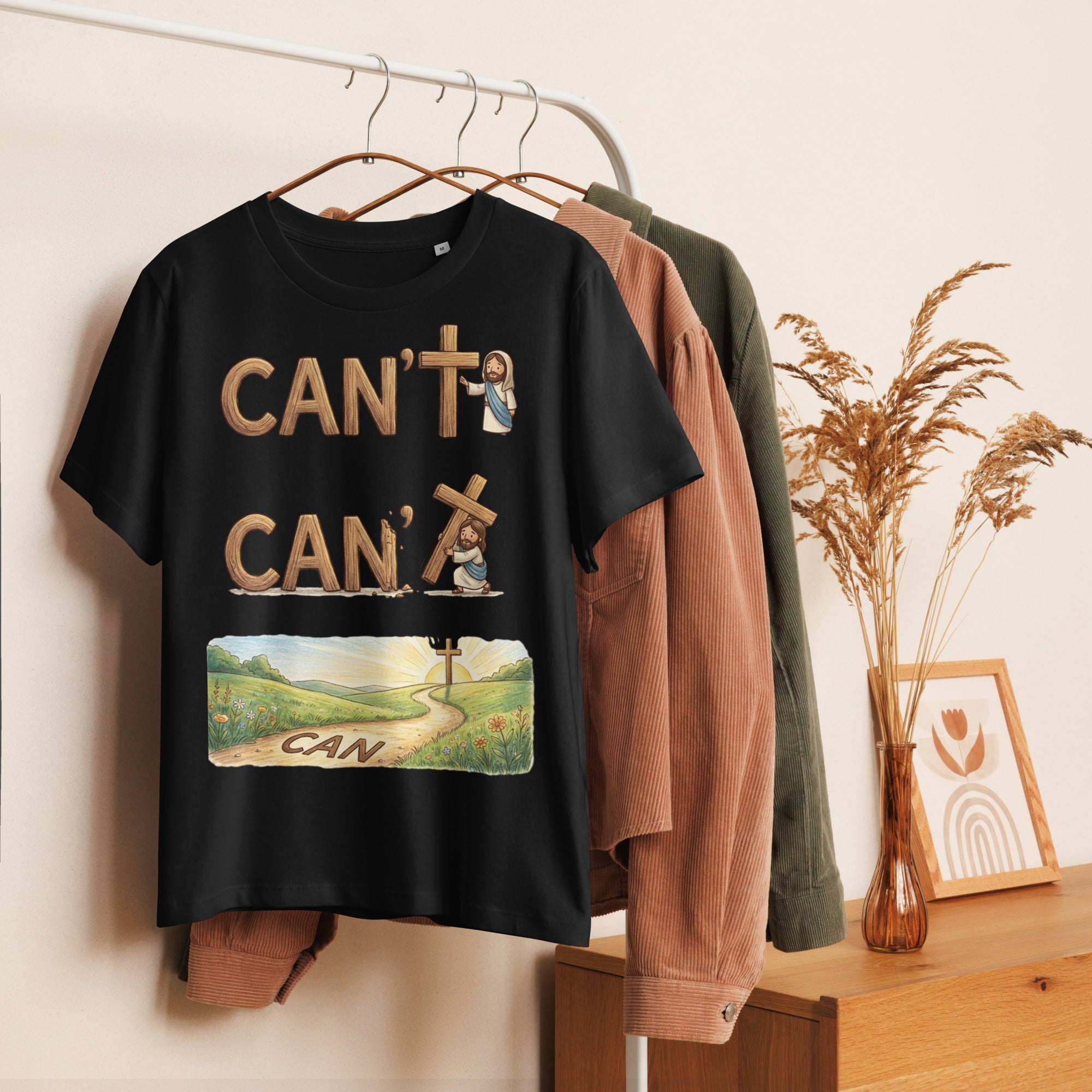 God's Love Never Fails T-Shirt | Women's Valentine's Faith Tee - Seedandsoulful