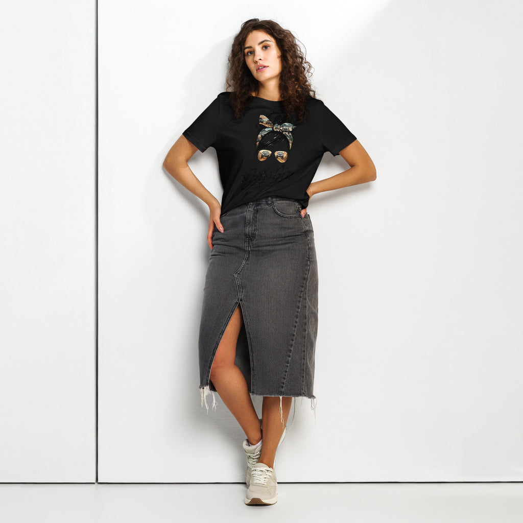 Women's Organic Faith T-Shirt | Seedandsoulful Ribbed Neck Cotton Tee - Seedandsoulful