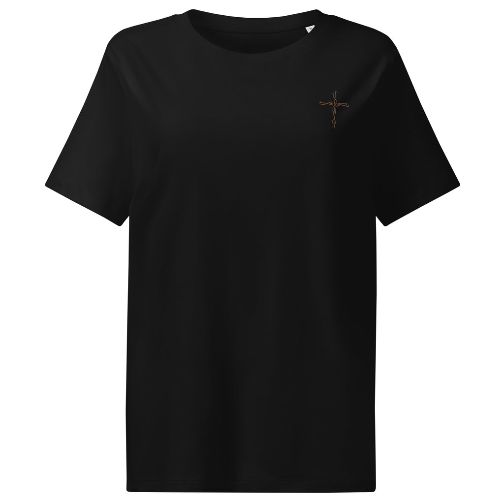 Women’s organic ribbed neck t-shirt - Seedandsoulful
