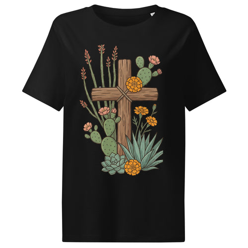 Women’s organic ribbed neck t-shirt - Seedandsoulful