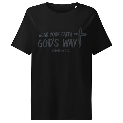 Women’s organic ribbed neck t-shirt - Seedandsoulful