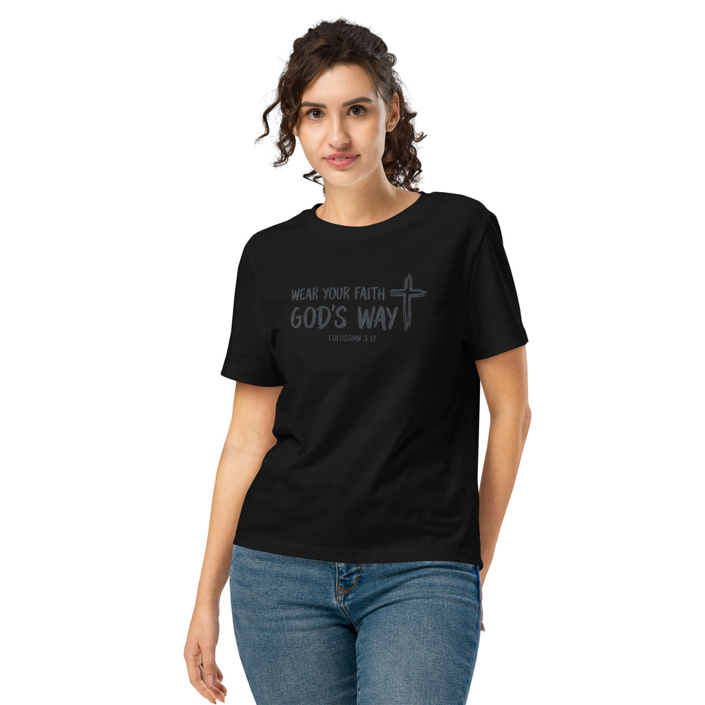 Women’s organic ribbed neck t-shirt - Seedandsoulful