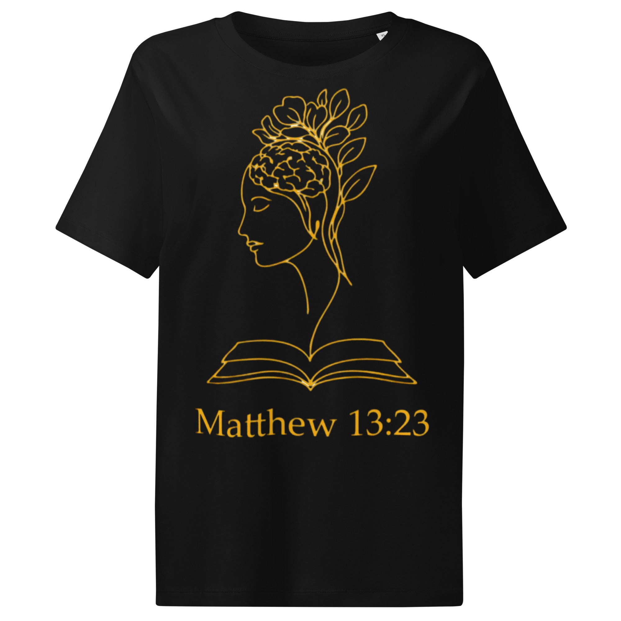 Matthew 13:23 Women’s organic ribbed neck t-shirt - Seedandsoulful