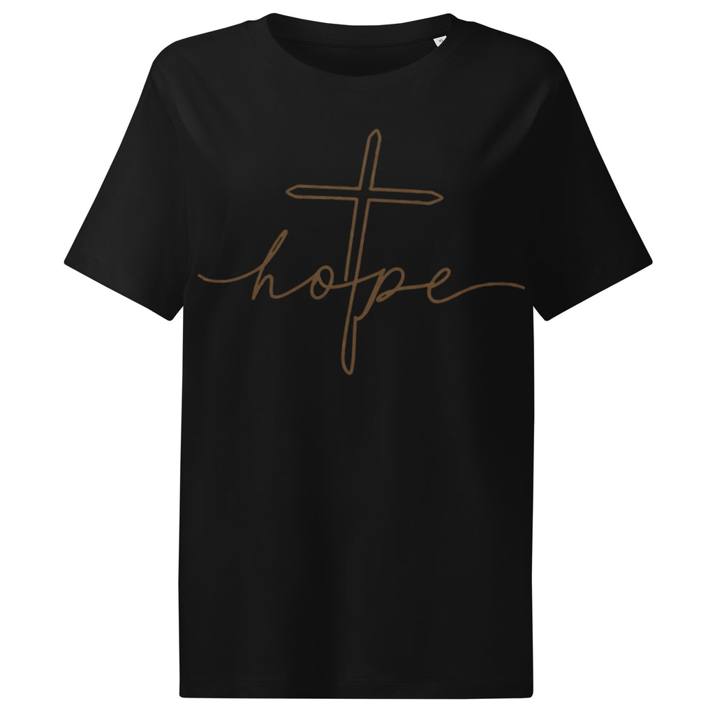 Women's Organic Cotton Faith T-Shirt | Soft Ribbed Neck Tee - Seedandsoulful