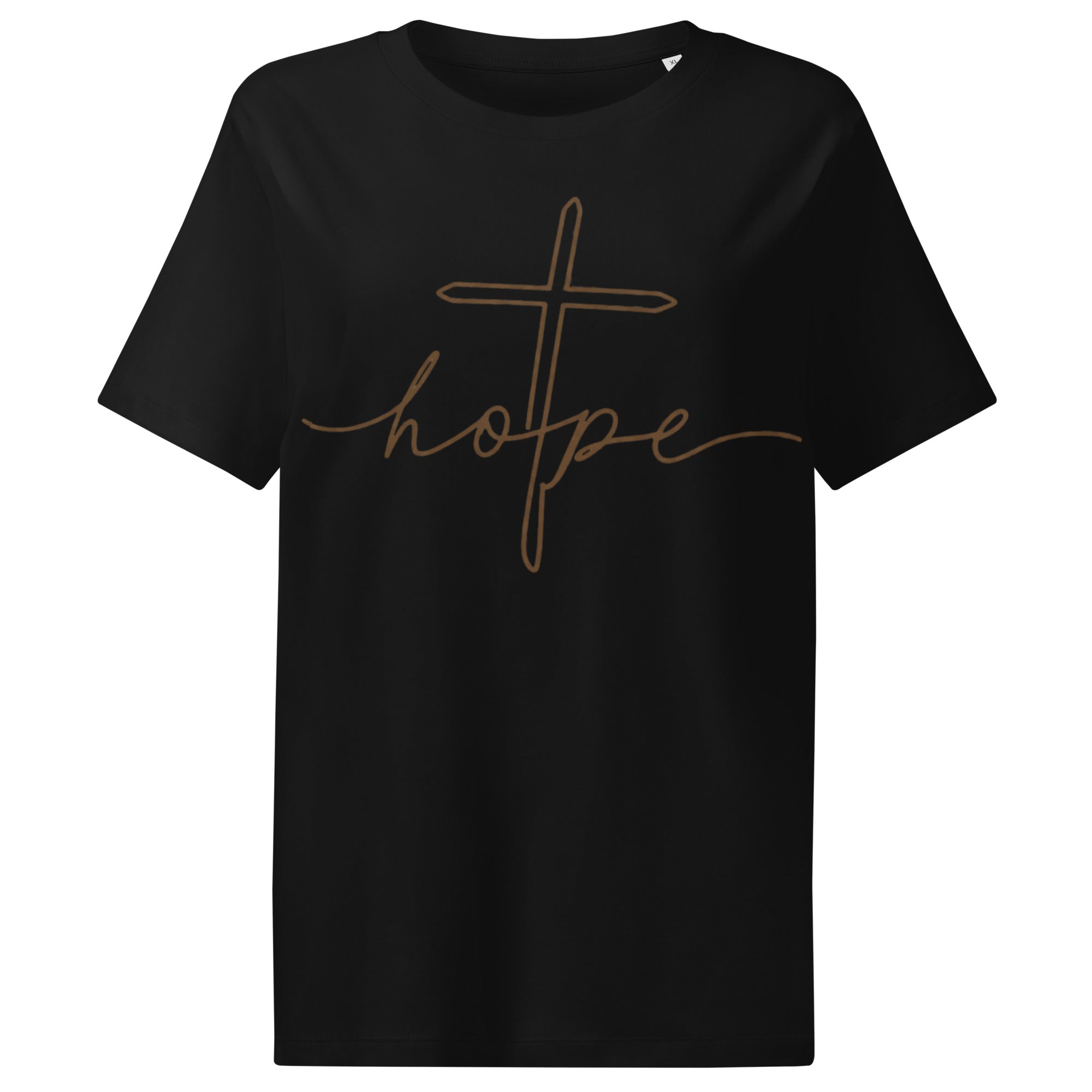 Women's Organic Cotton Faith T-Shirt | Soft Ribbed Neck Tee - Seedandsoulful