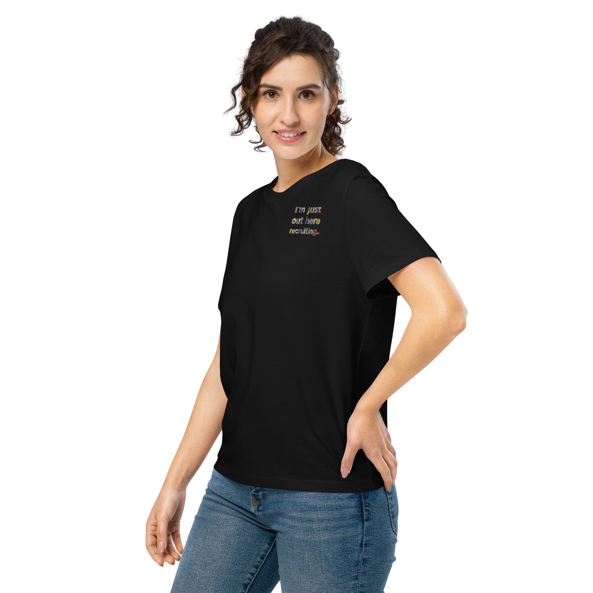 Women’s organic ribbed neck t-shirt - Seedandsoulful