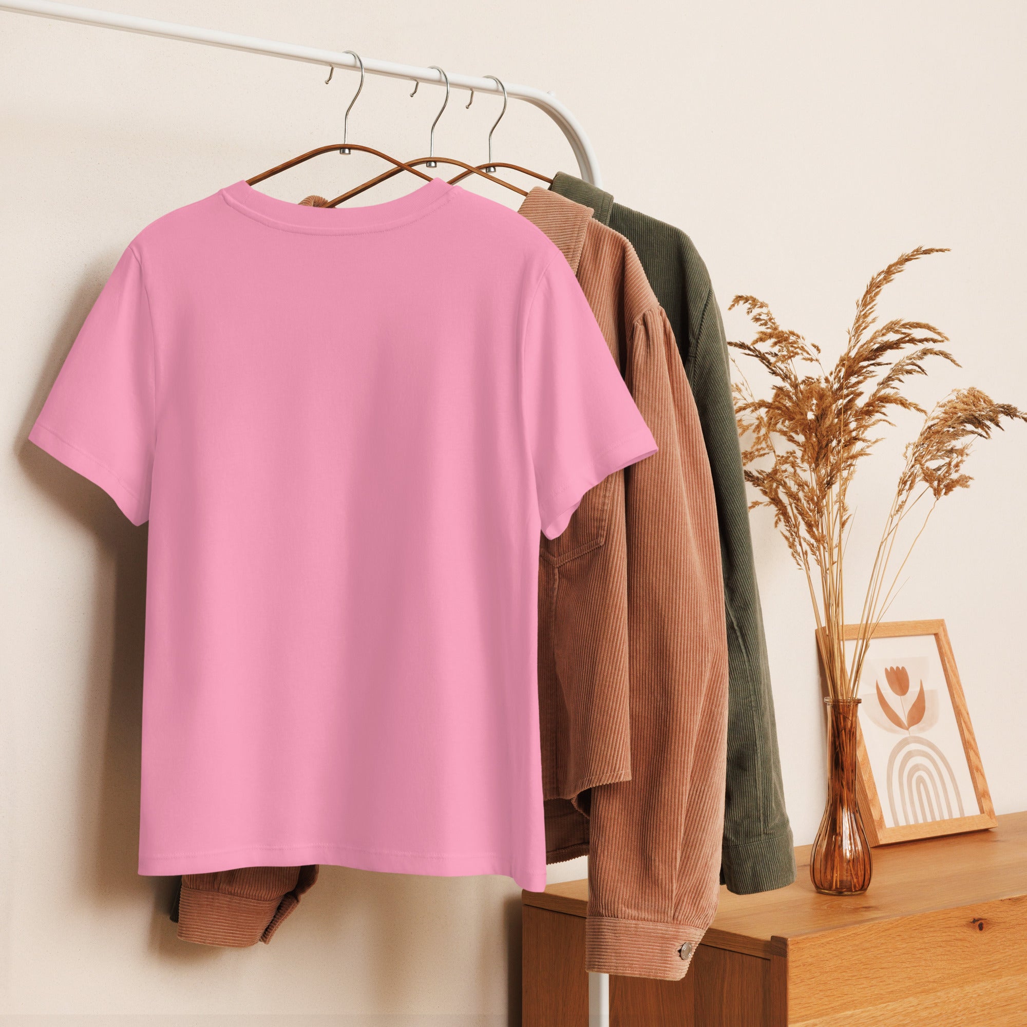 Women’s organic ribbed neck t-shirt - Seedandsoulful