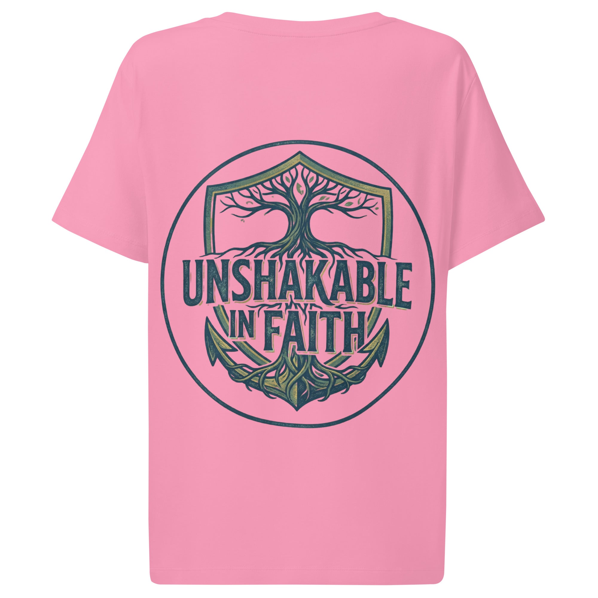 Women’s organic ribbed neck t-shirt - Seedandsoulful