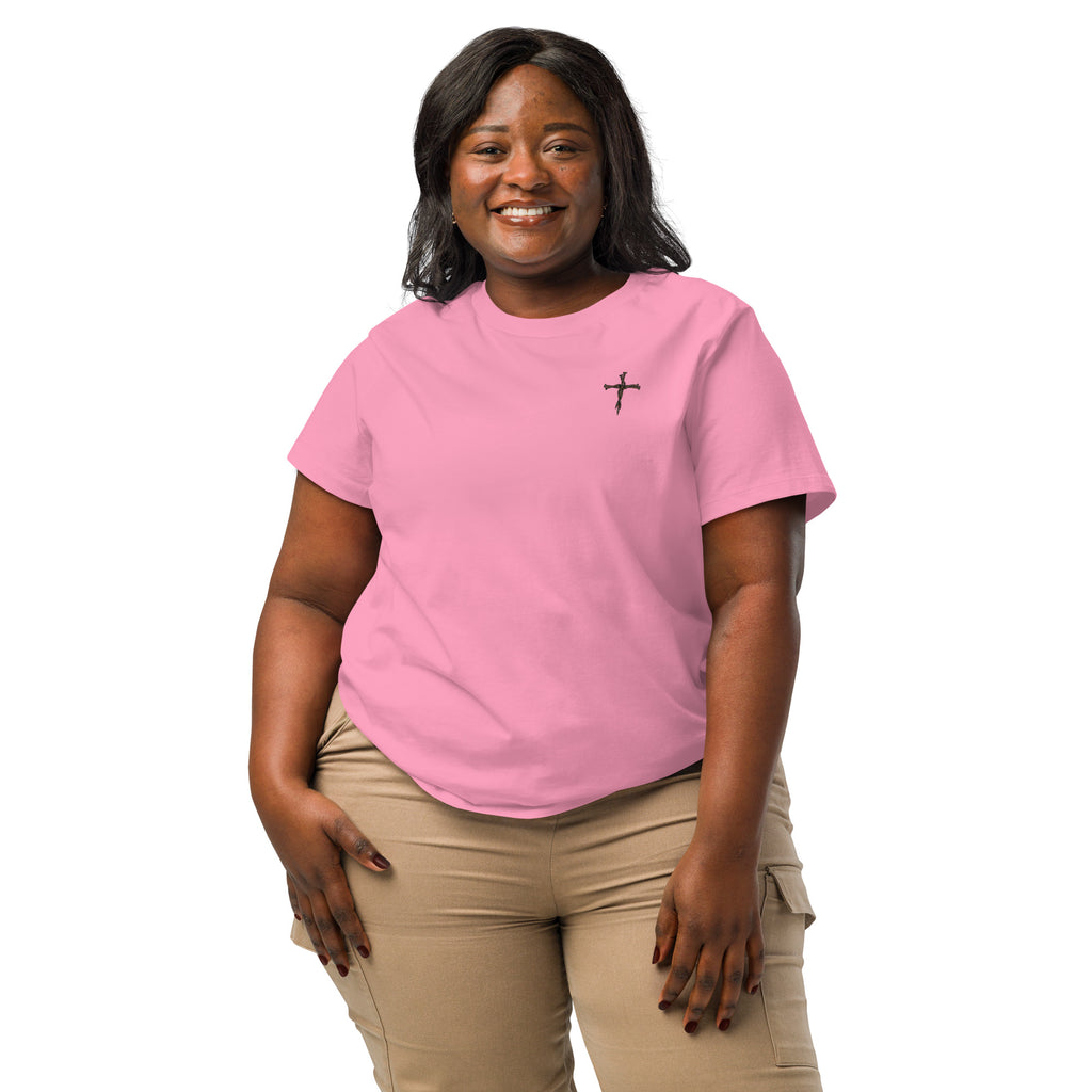 Women’s organic ribbed neck t-shirt - Seedandsoulful