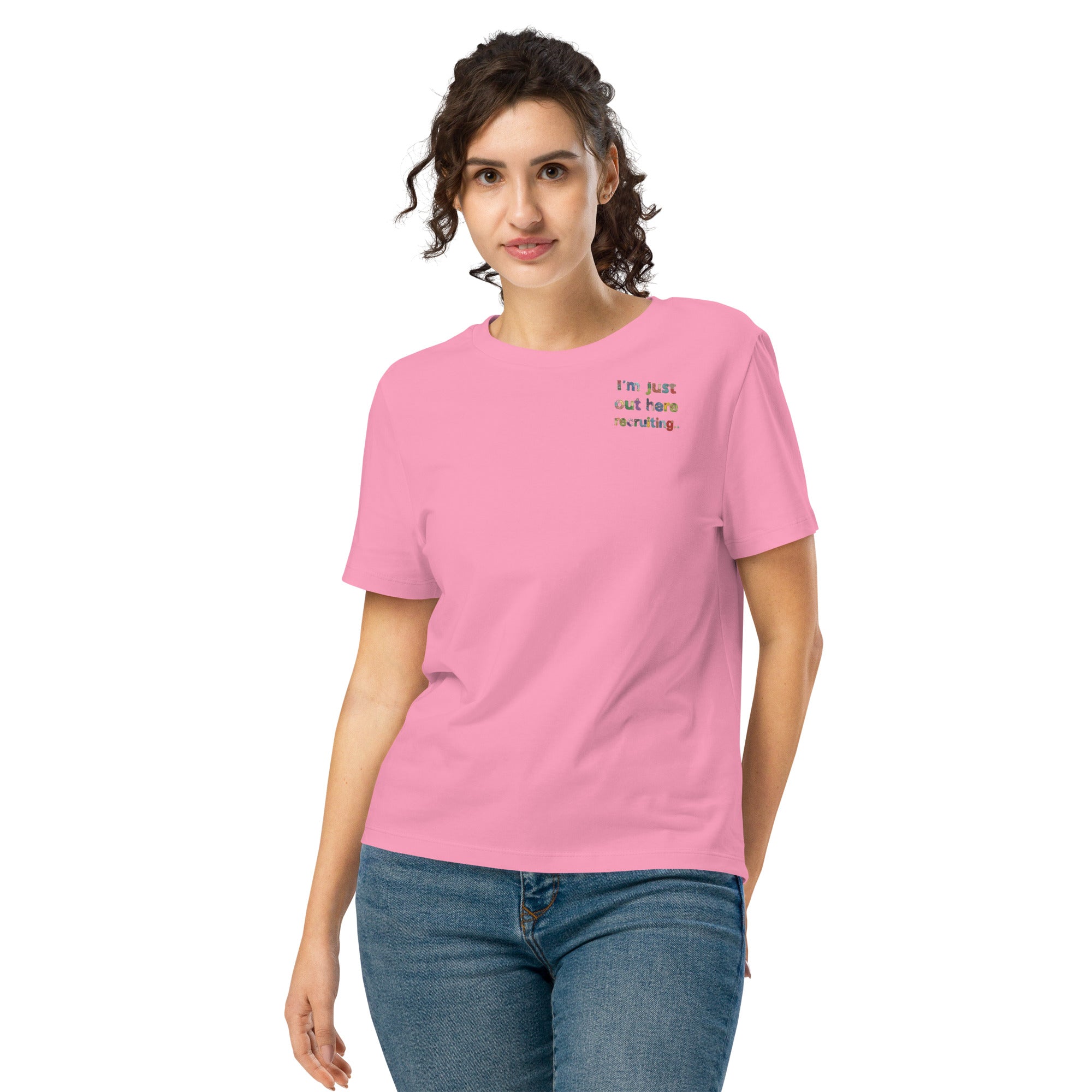 Women’s organic ribbed neck t-shirt - Seedandsoulful