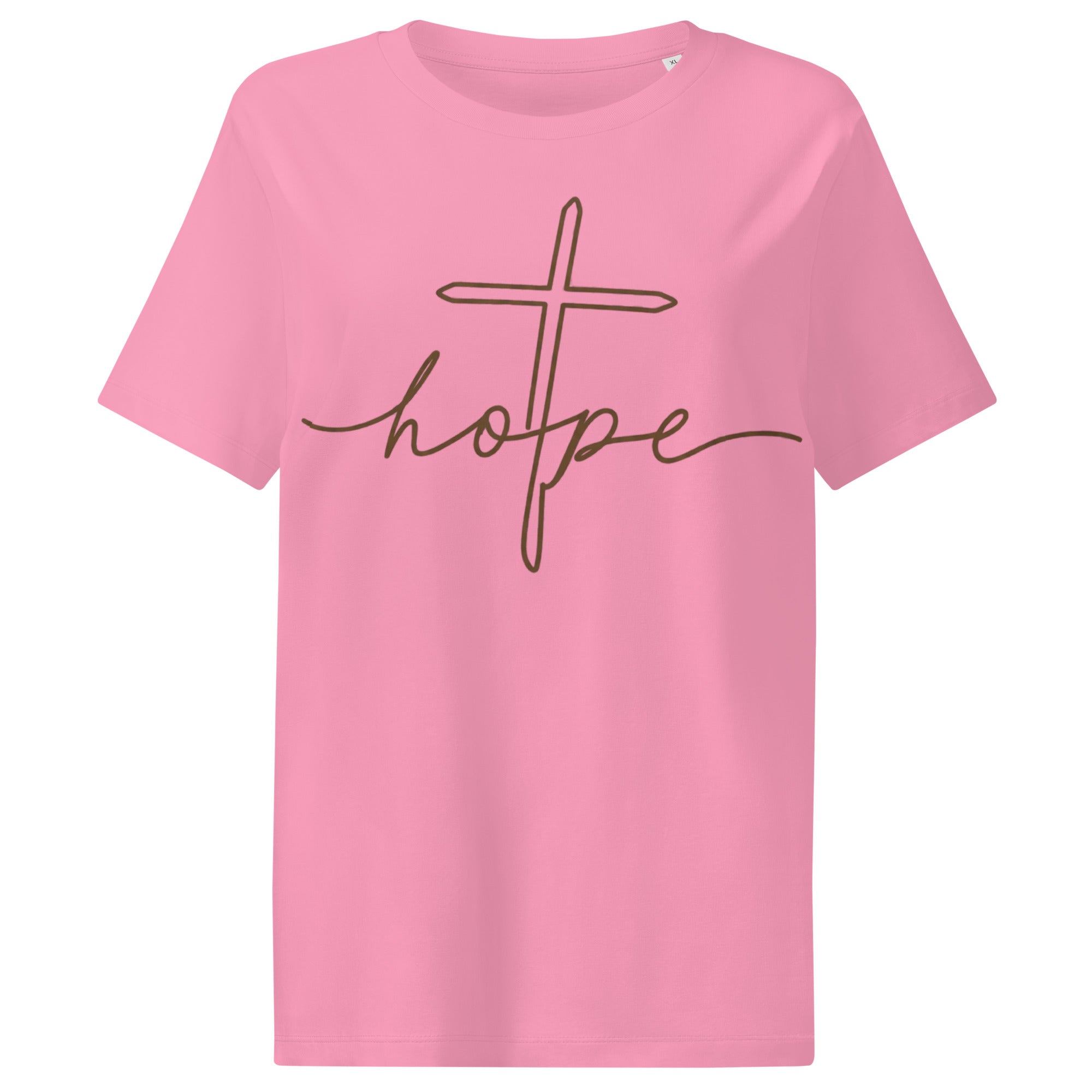 Women's Organic Cotton Faith T-Shirt | Soft Ribbed Neck Tee - Seedandsoulful