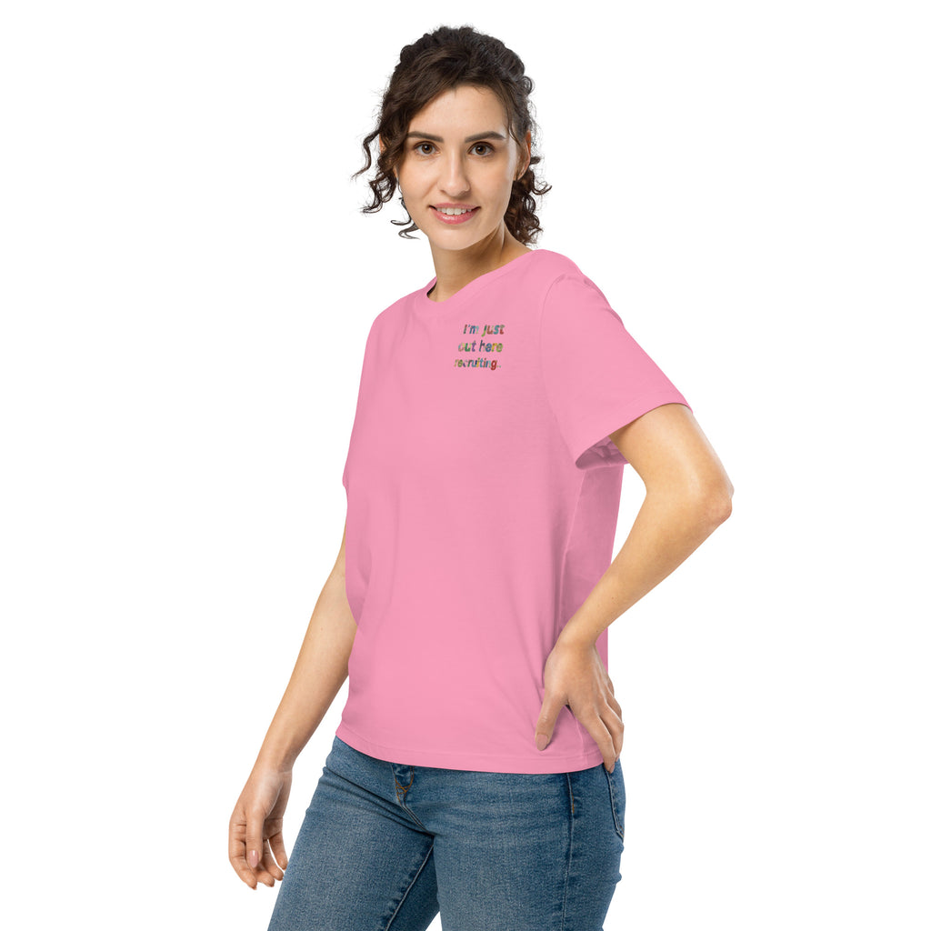 Women’s organic ribbed neck t-shirt - Seedandsoulful
