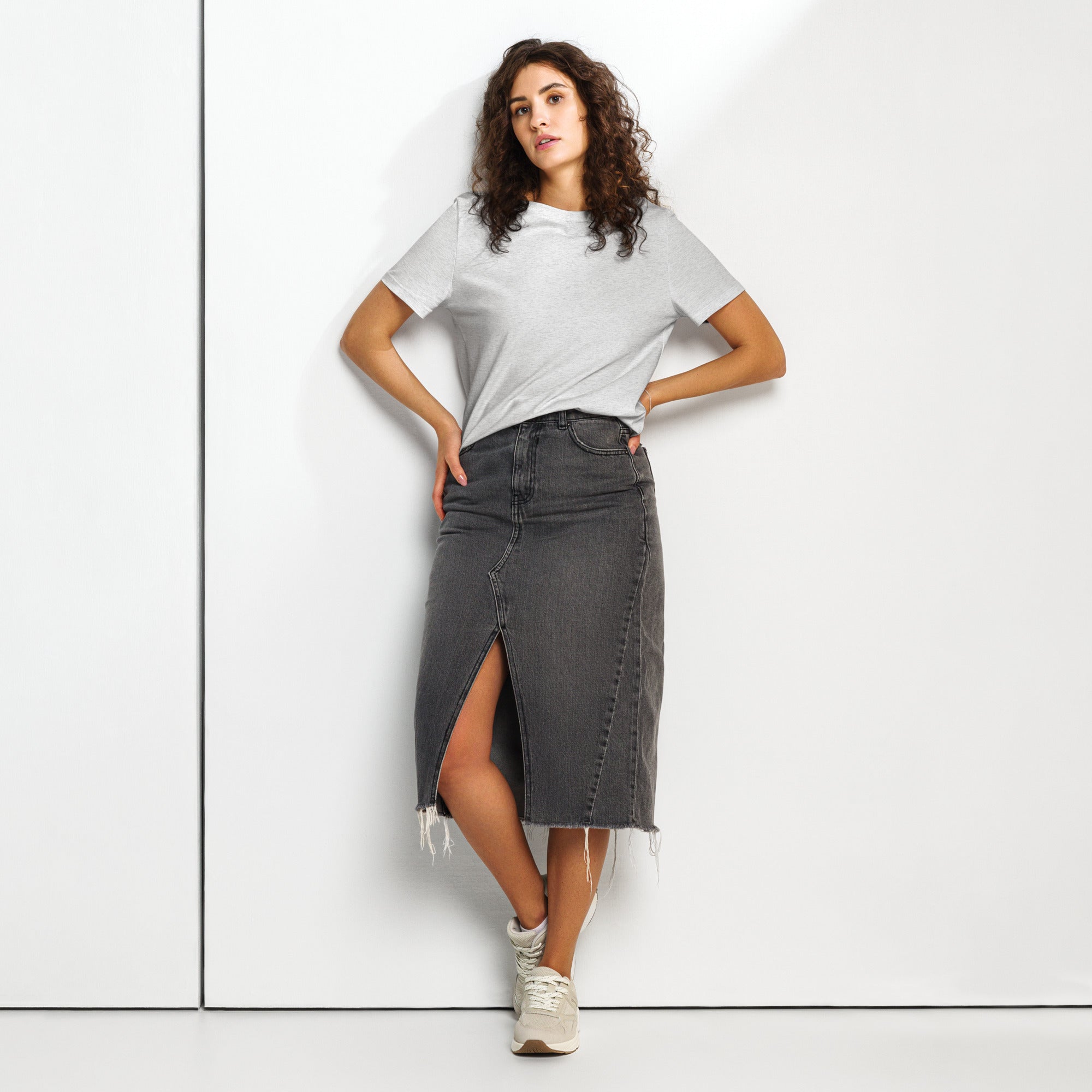 Women’s organic ribbed neck t-shirt - Seedandsoulful