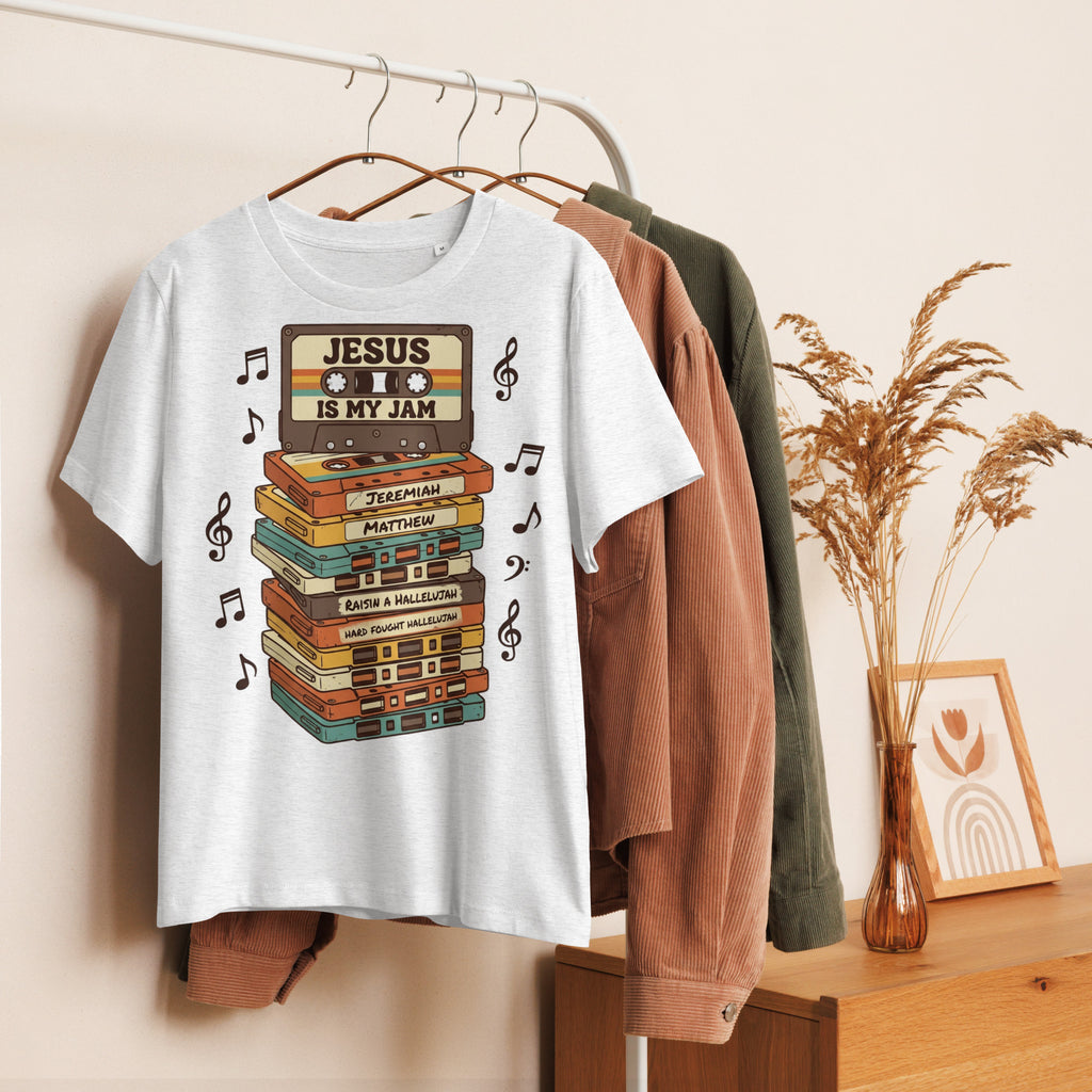 Women’s organic ribbed neck t-shirt - Seedandsoulful