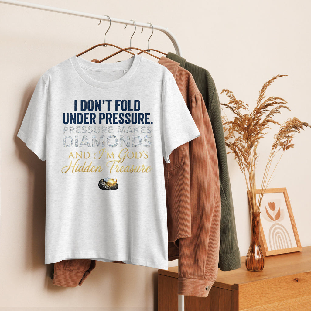 Women’s organic ribbed neck t-shirt - Seedandsoulful