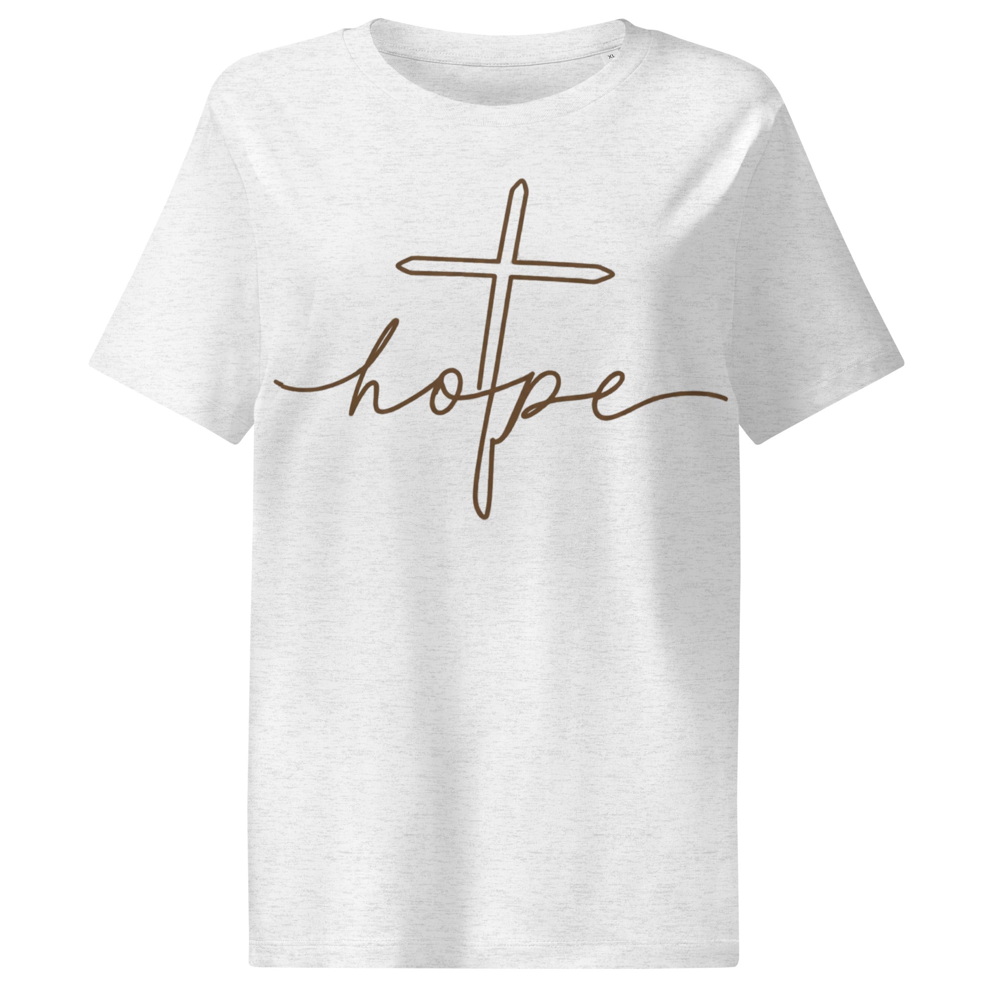 Women's Organic Cotton Faith T-Shirt | Soft Ribbed Neck Tee - Seedandsoulful