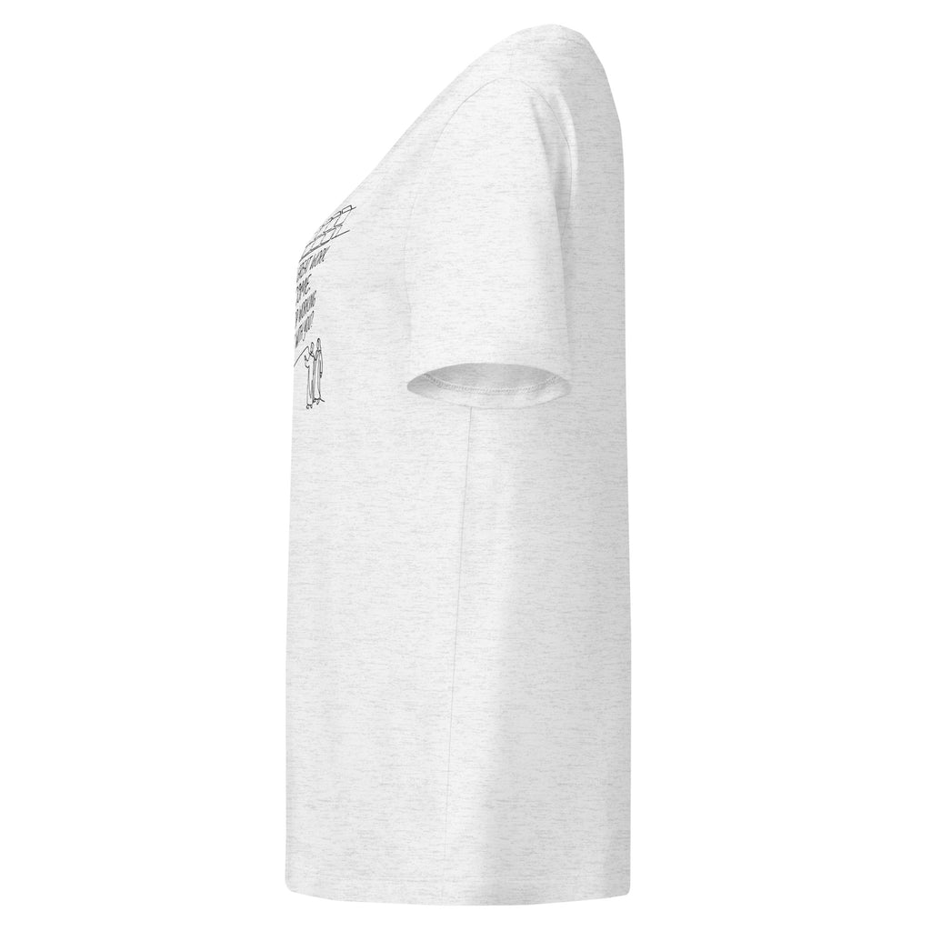 Nehemiah 6:3 Women’s organic ribbed neck t-shirt - Seedandsoulful