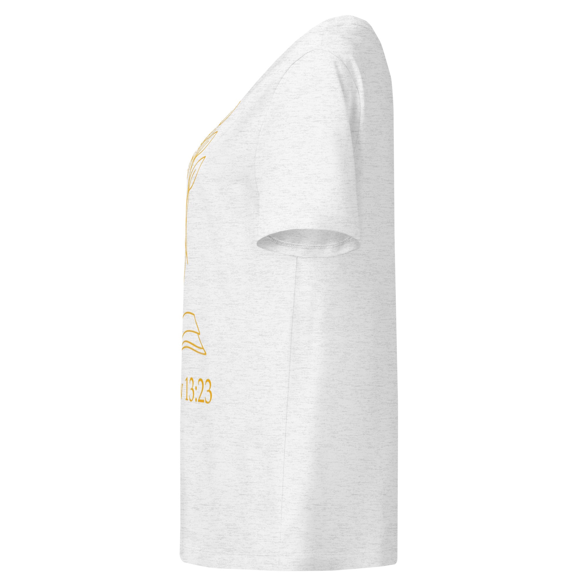 Matthew 13:23 Women’s organic ribbed neck t-shirt - Seedandsoulful