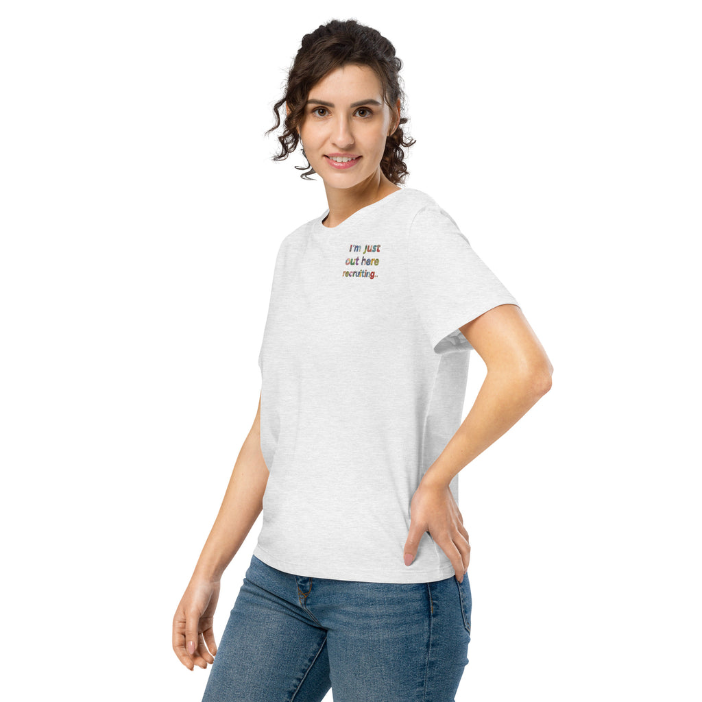 Women’s organic ribbed neck t-shirt - Seedandsoulful