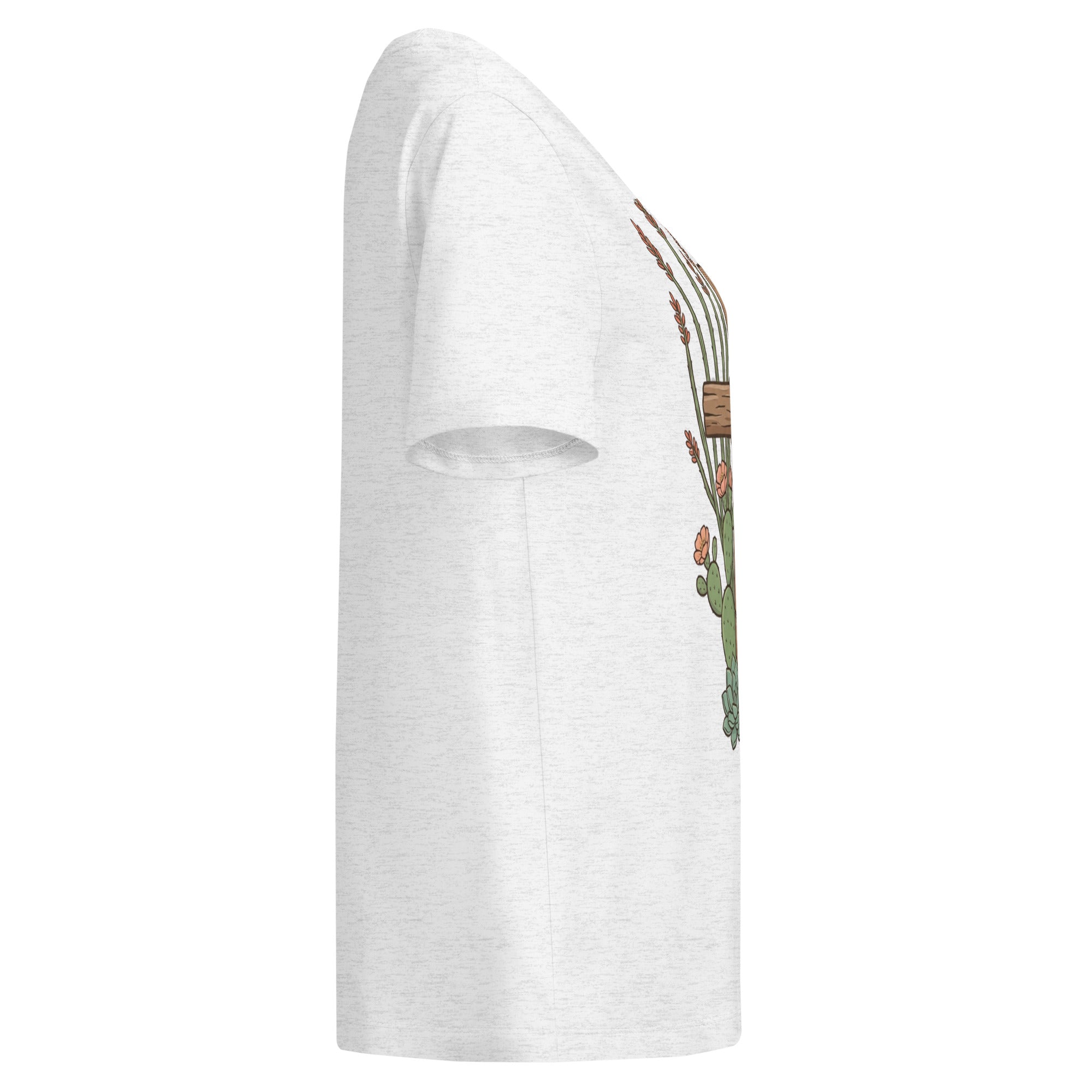 Women’s organic ribbed neck t-shirt - Seedandsoulful