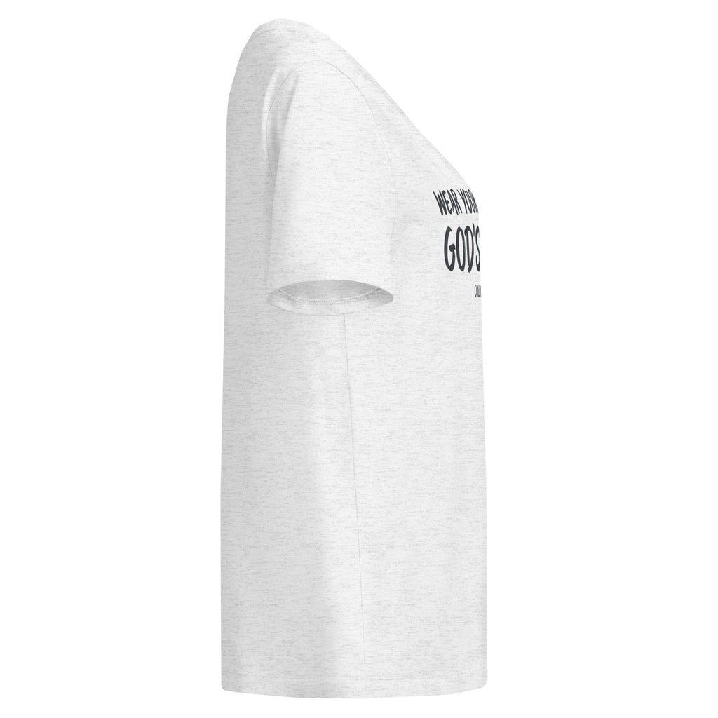 Women’s organic ribbed neck t-shirt - Seedandsoulful